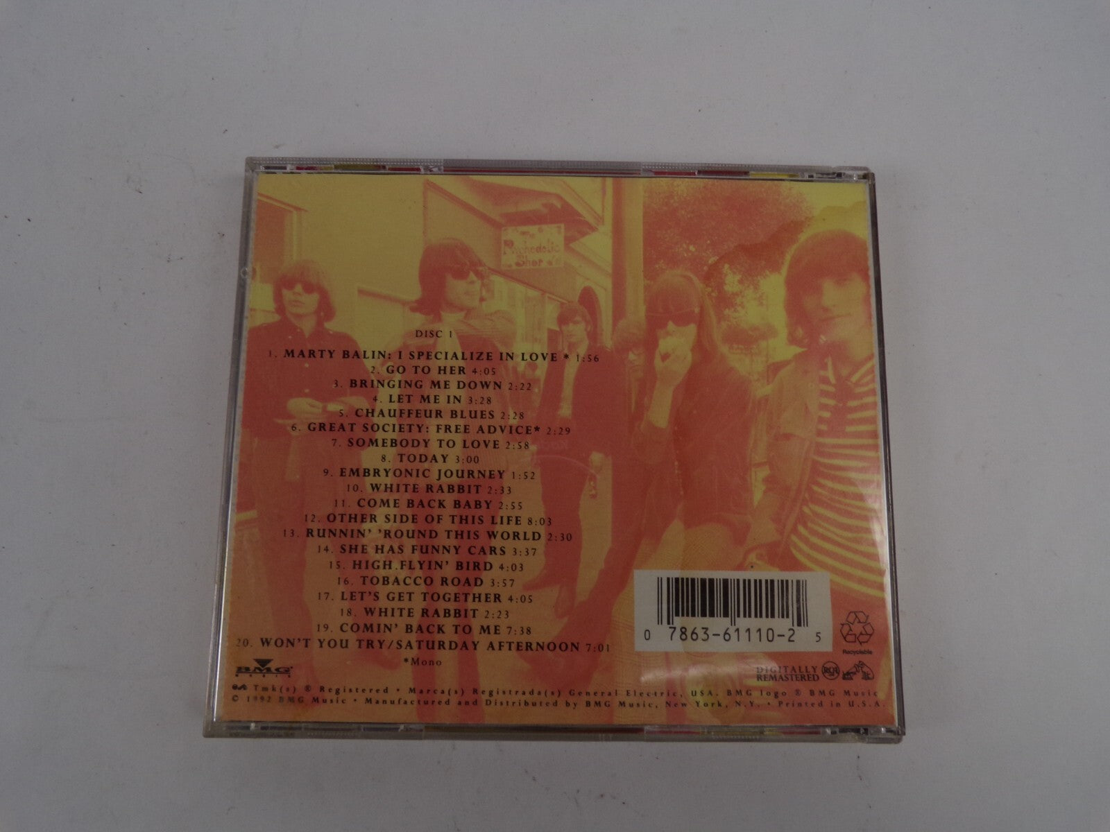 Jefferson Airplane Loves You DISC 1  Let Me In Today White Rabbit CD#39