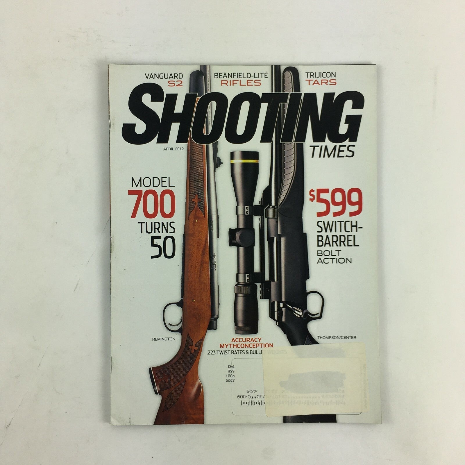 April 2012 Shooting Time Magazine Model 700 Turn 50 Switch Barrel Bolt Action