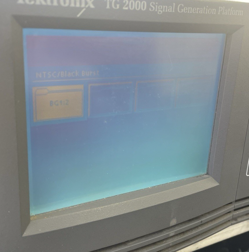 Tektronix TG 2000 Signal Generation Platform - Pulled from a working Environment