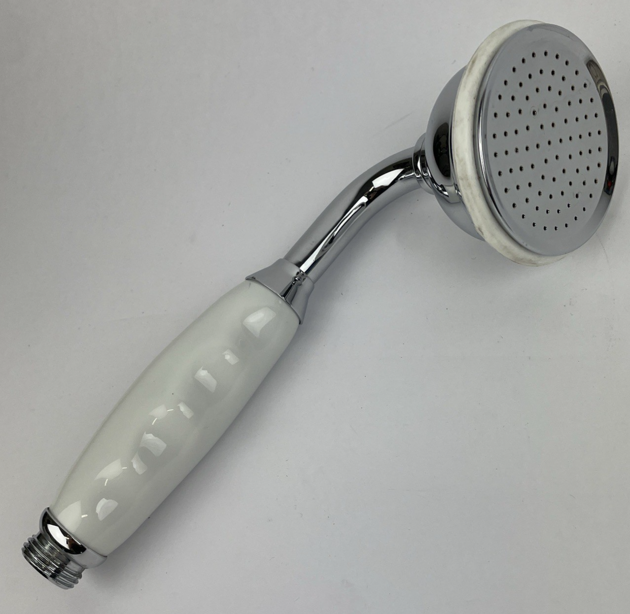 Designer Cooper Hand Shower with Porcelain Handle - Chrome