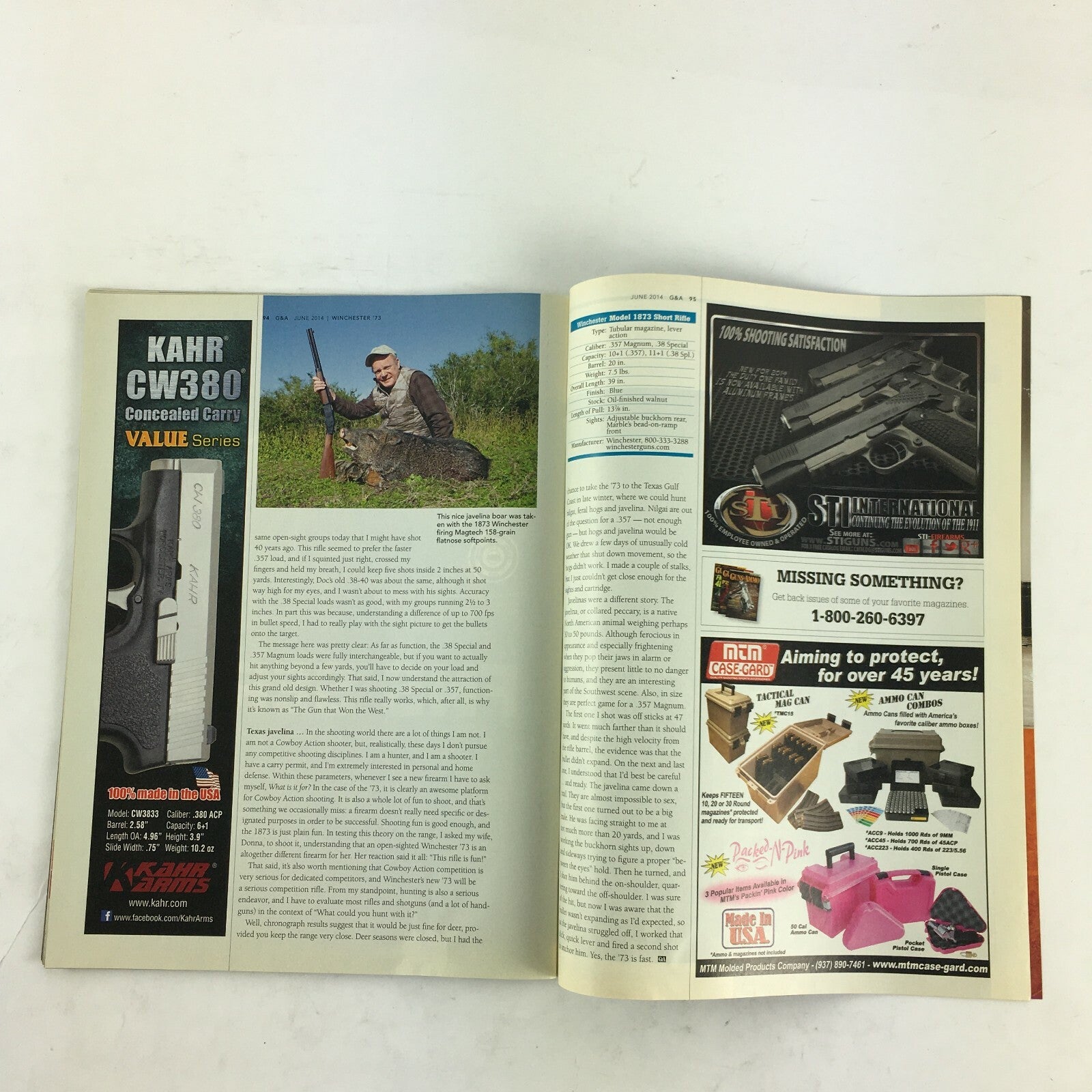 Guns & Ammo Magazine Concealable Big Bores The Guns of D-Day .45 ACP .40 S&W