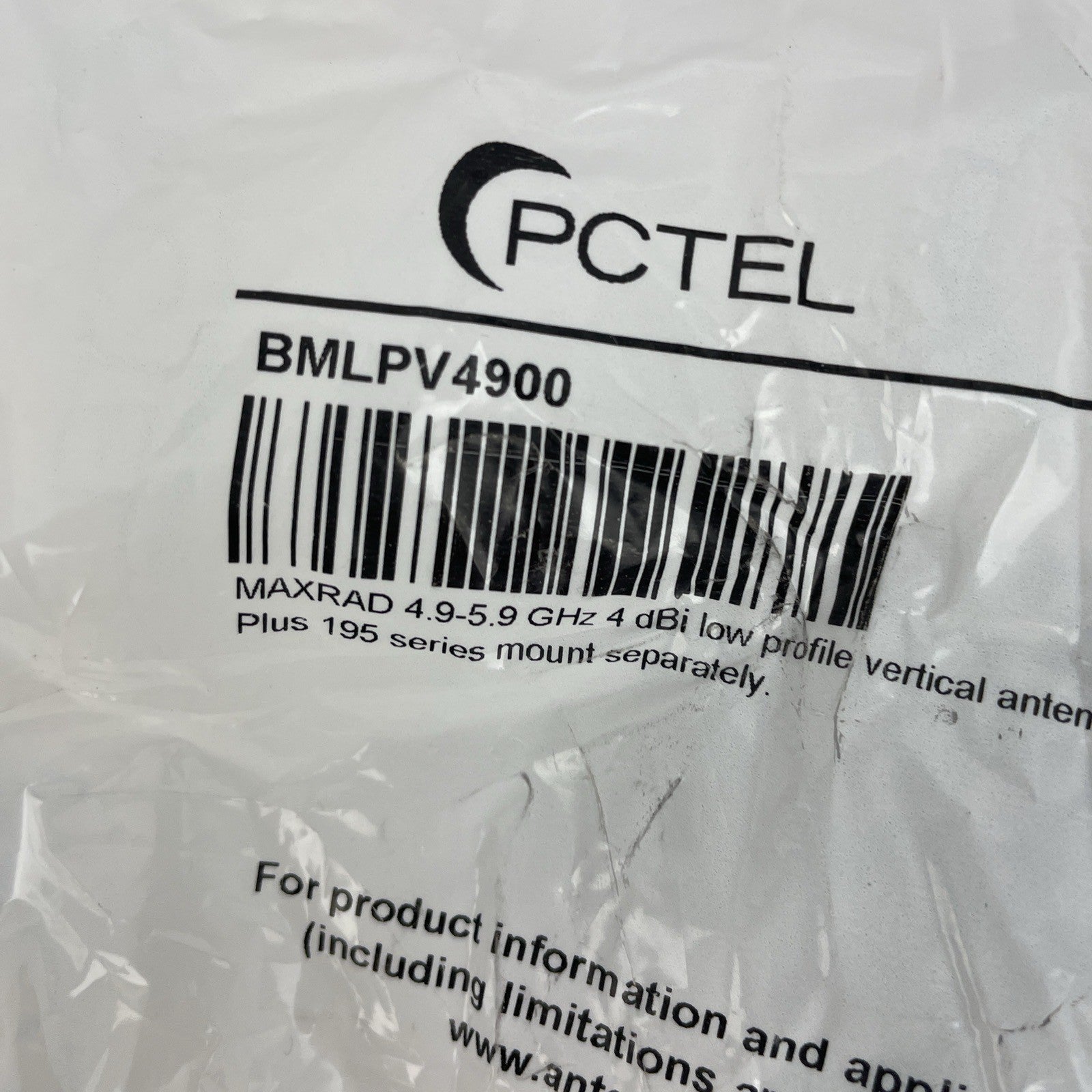 OEM PCTEL BMLPV4900 low Profile Vertical Antenna 4.9-5.9 Ghz MAXRAD