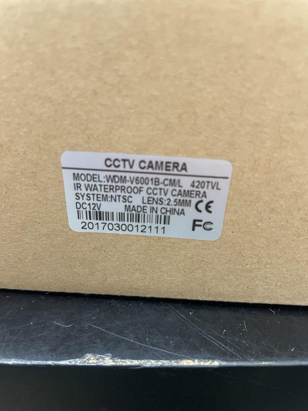 WatchGuard 4RE INFRARED WDM-V6001B-CM/L Lens Waterproof IR CCTV Camara Wardmay