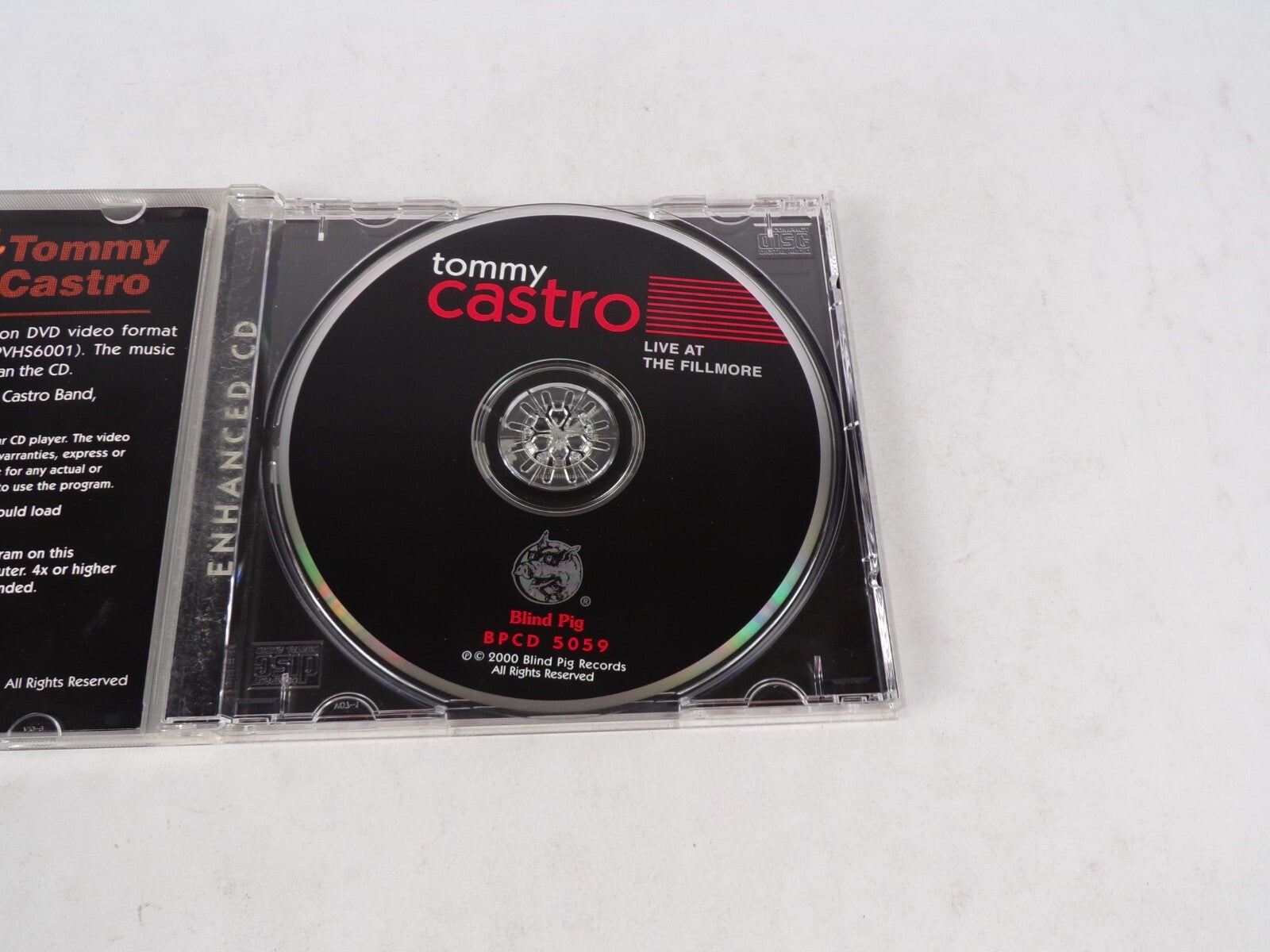 Tommy Castro Live At The Fillmore Right As Rain Like An Angel NAsty Habits CD#54
