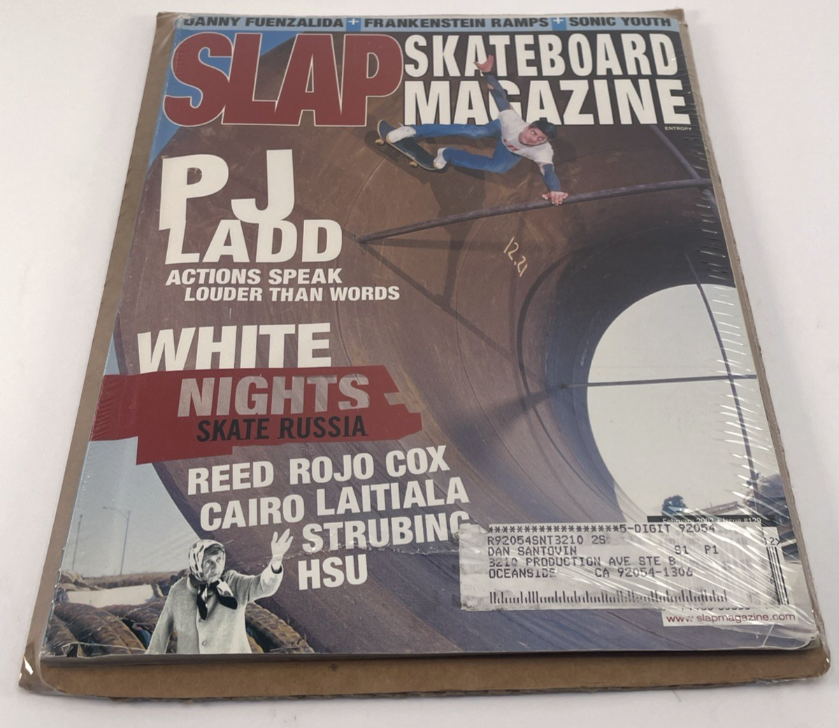 Slap Skateboard Magazine February 2003 PJ Ladd, White Nights Skate Russia HSU