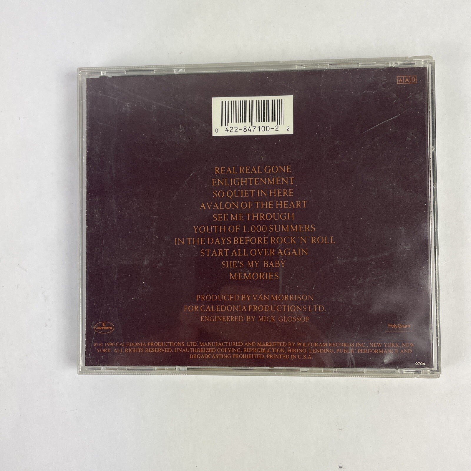 Van Morrison - Enlightenment CD 1990 Mercury  #16