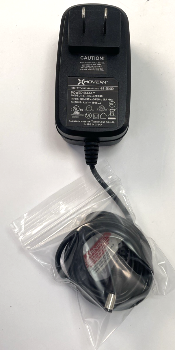 Genuine Hover-1 Ranger HLT-118C-4201000 AC/DC Adapter Charger Power Cord 42V A00