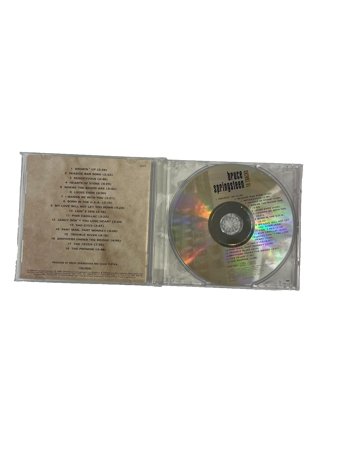 Bruce Springsteen 18 Tracks Growin' Up Seaside Bar Song Rendezvous CD#14