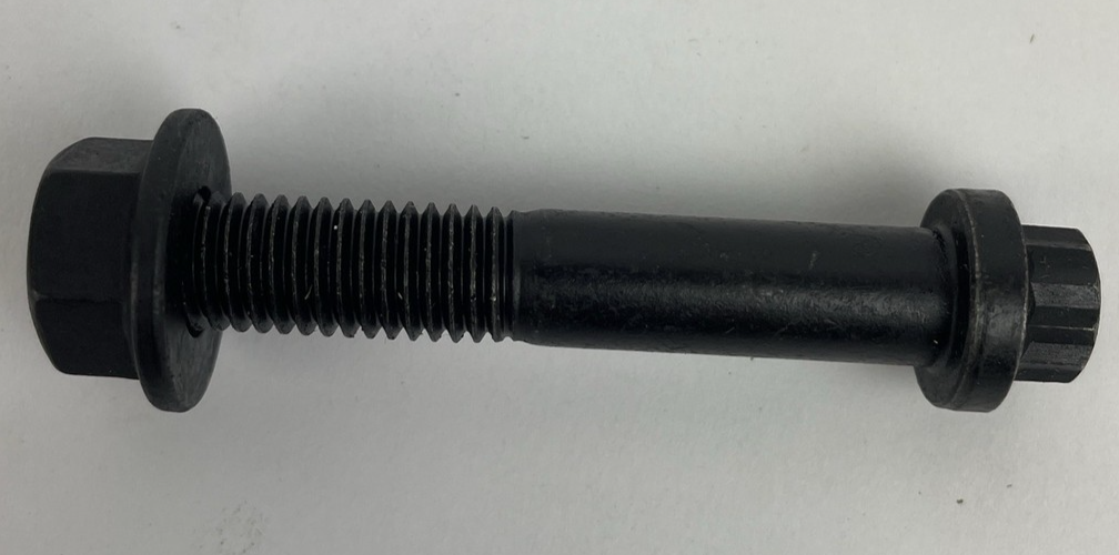 3 x 12 Point Flanged Ferry Bolt = 10.9 Steel F-C 2.75" 70mm Length w Flange Nut