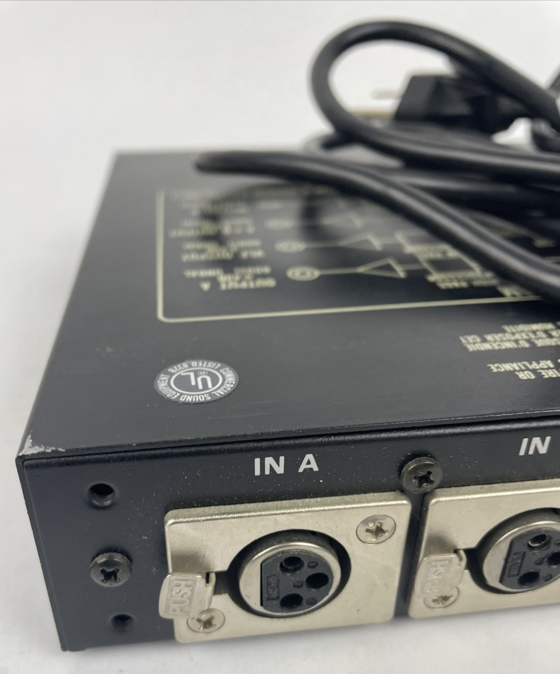 OEM Ramsa WS-SP2A Subwoofer Processor with Rack-mount Components