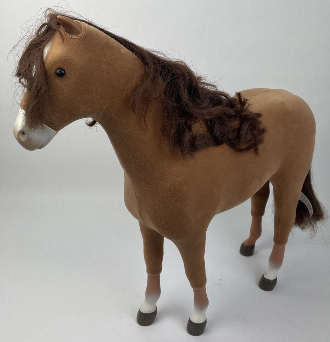 RETIRED AMERICAN GIRL DOLL 18" BROWN Tan Horse CHESTNUT 2013 Model V6033