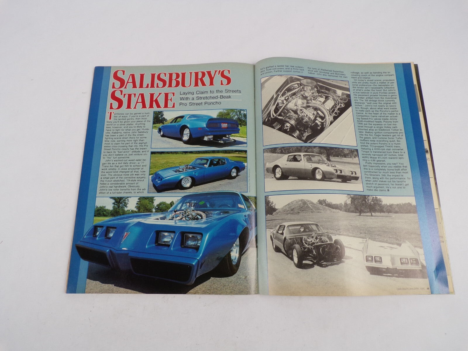 January 1986 Car Craft Ameri-Cruise King Rat 510ci/630HP Street Big-Block!  High