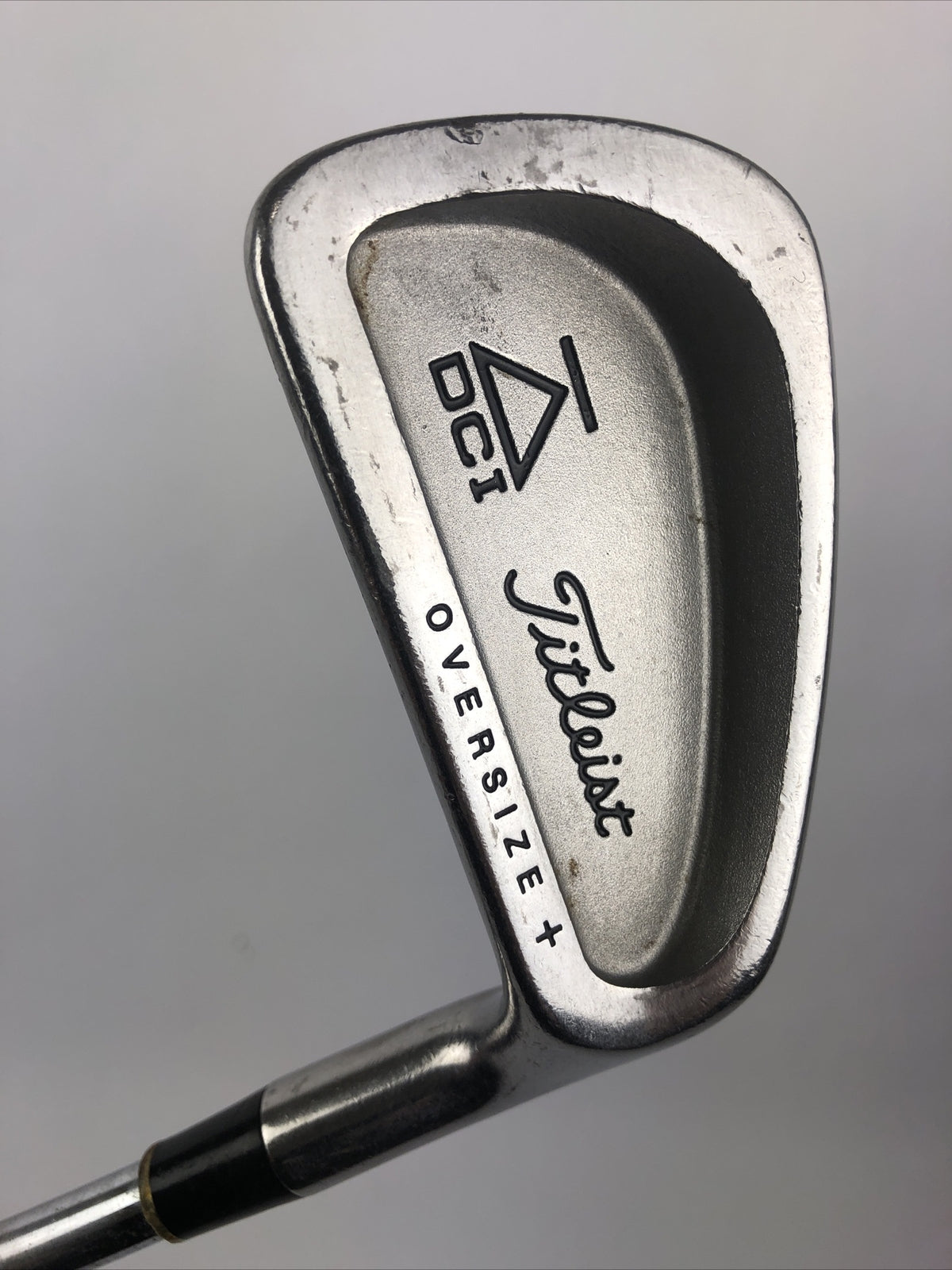 TITLEIST DCI Oversize + Single 6 IRON TRI SPEC Stiff Flex Steel Brand New Grip