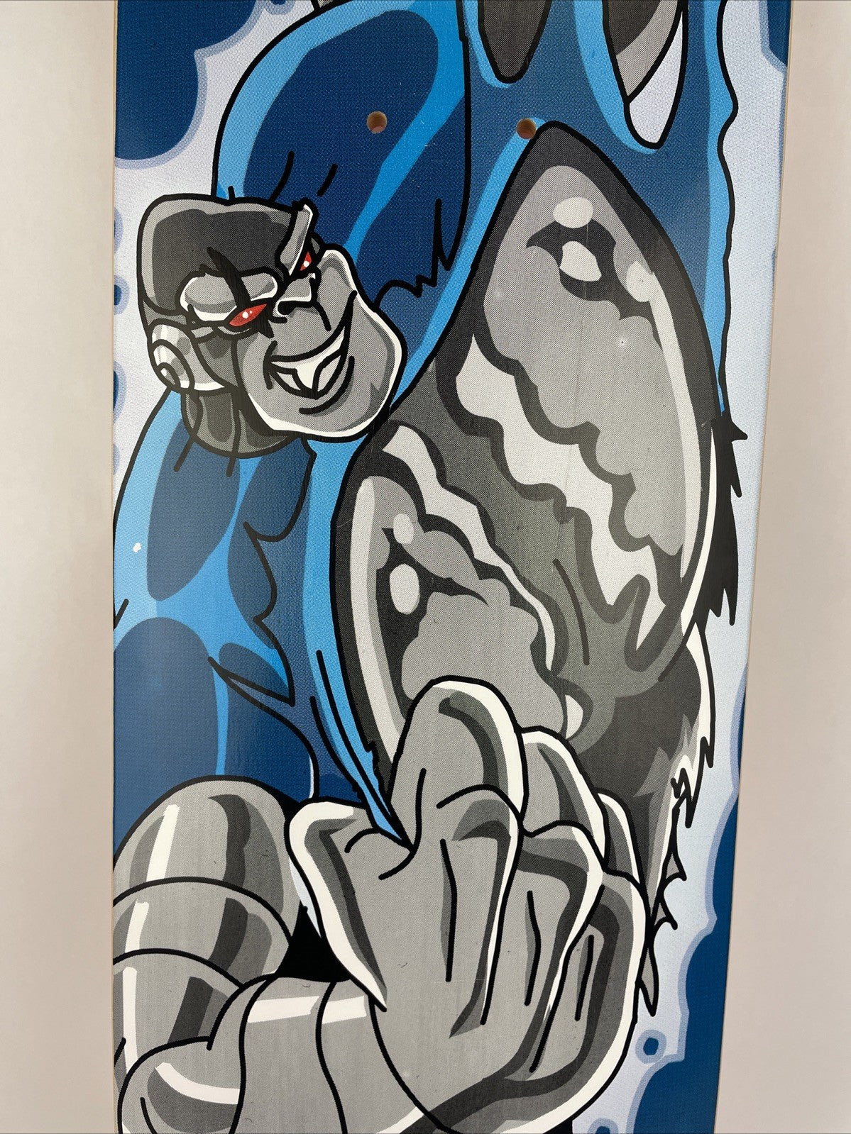 Vintage Monke Skateboards " Super Chimp " Skateboard Deck Vancouver Canada 8"