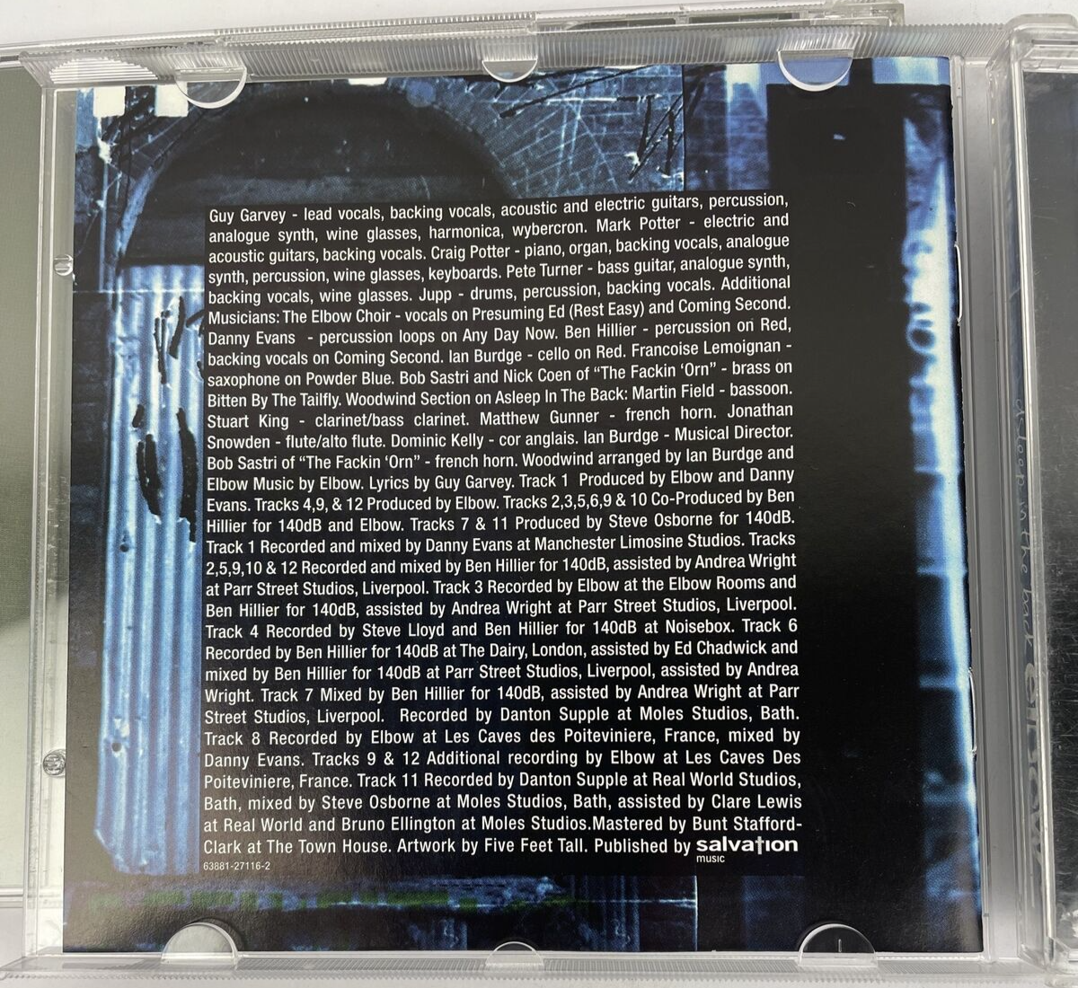 2 x ELBOW Digital Audio Cd - Asleep in the Back 2001 - Cast of Thousands 2004