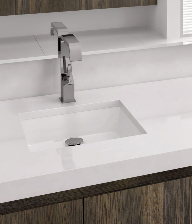 OEM WET Style VC815U-O-PC-G Under Mount Vessel Lavatory Sink 15" X 15" x 4" LOOK