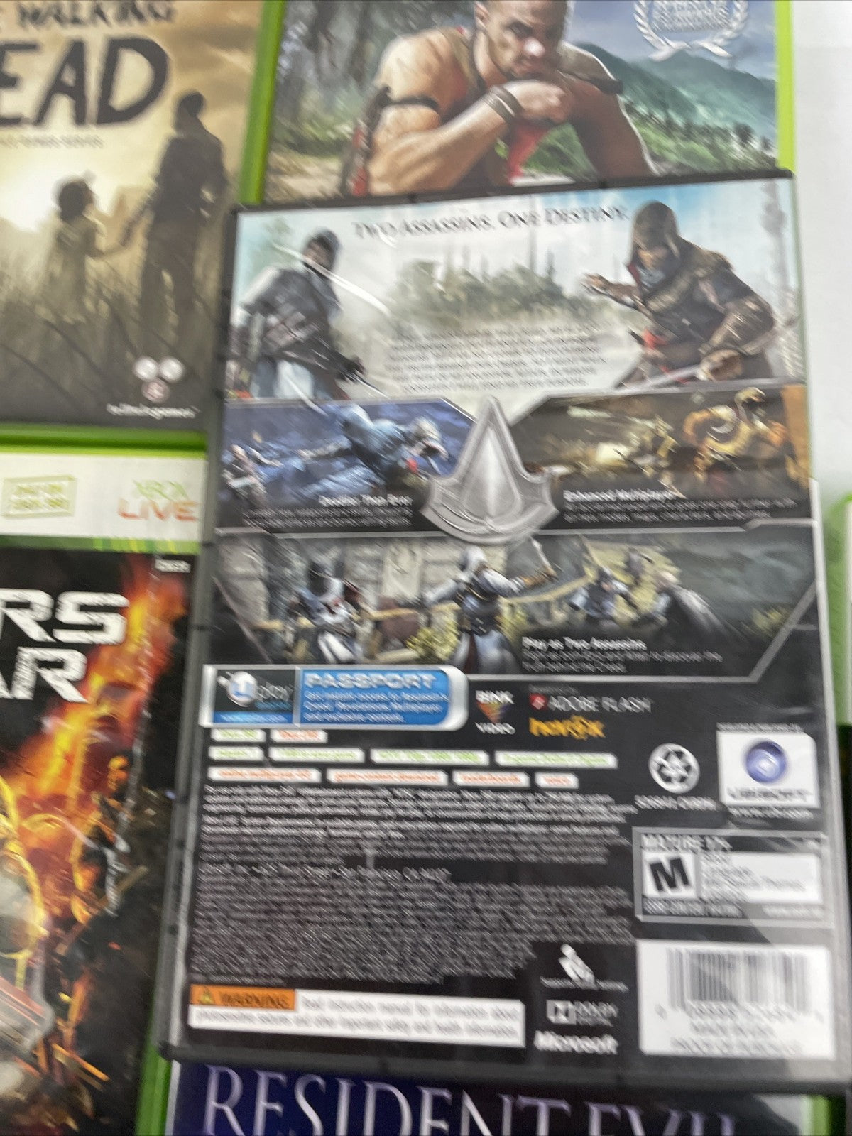 6 x XBOX 360 Action War Game Lot Complete W/ Manuals Resident Evil, Gears of War