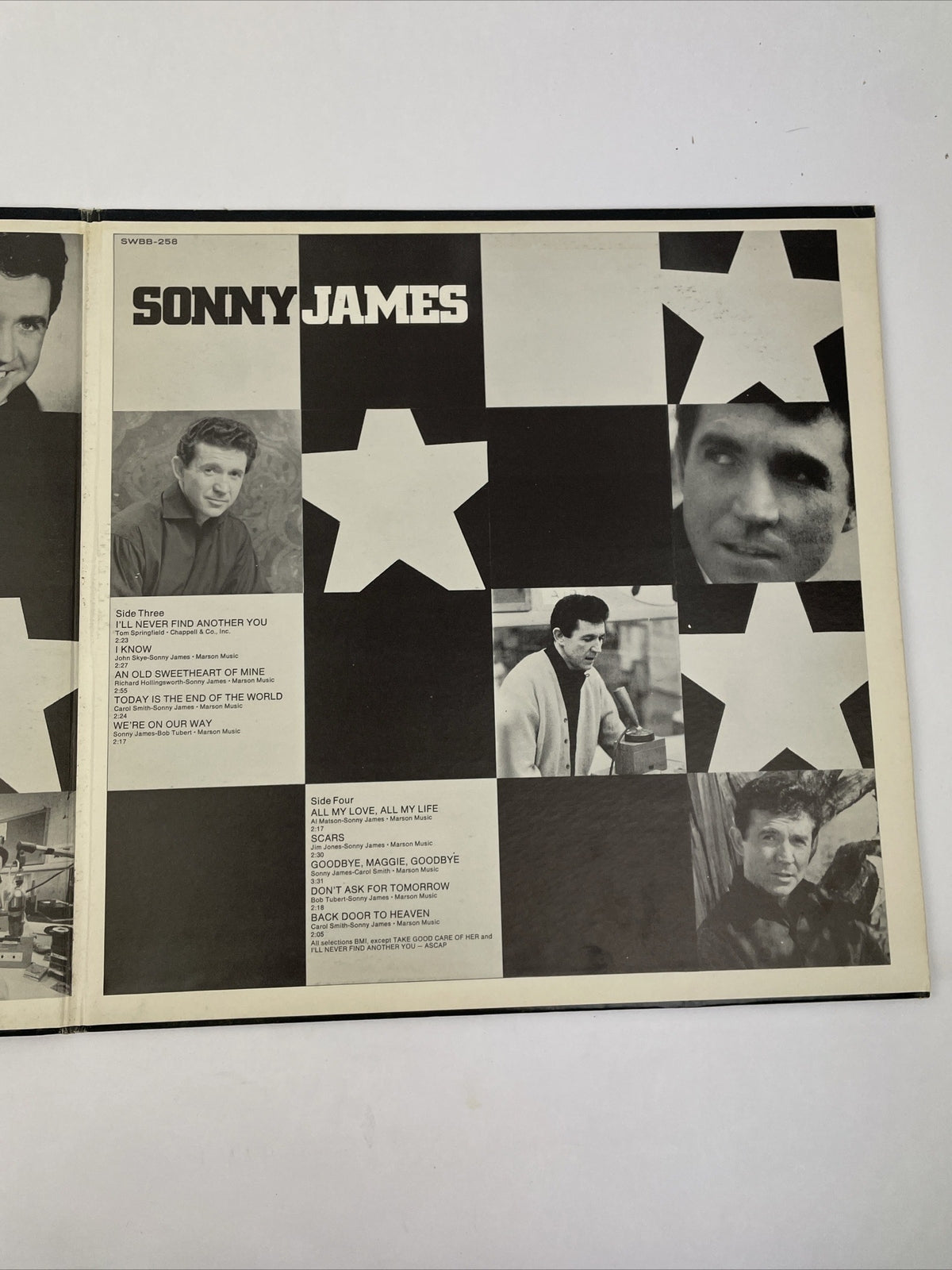 Sonny James Close-Up 2 X LP Capitol Stereo Rainbow Gatefold LP Vinyl Record (s)