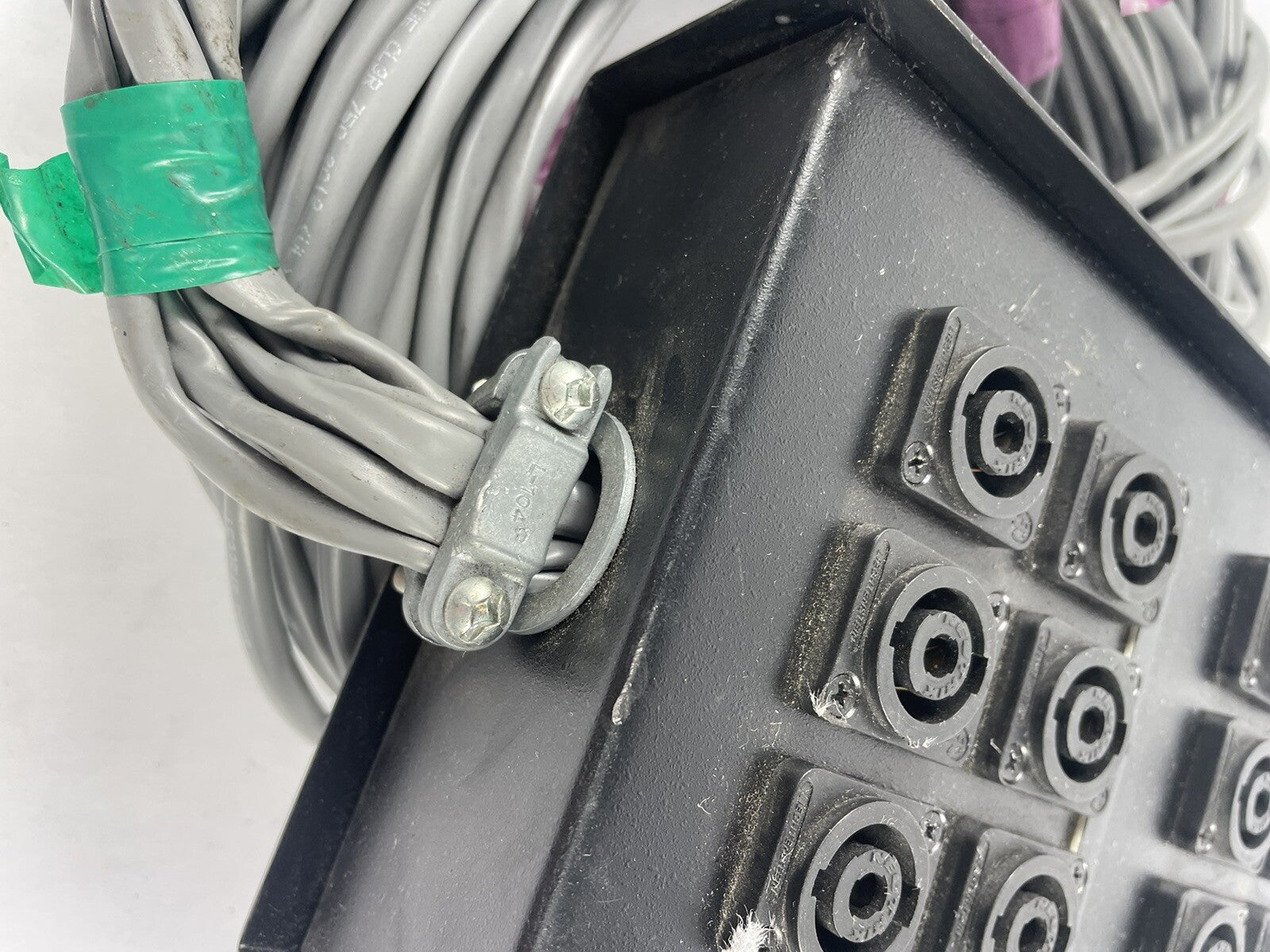 Breakout box Audio Snake 12 inputs Neutrik NL4MPXX Speakon 4 Pole male Belden