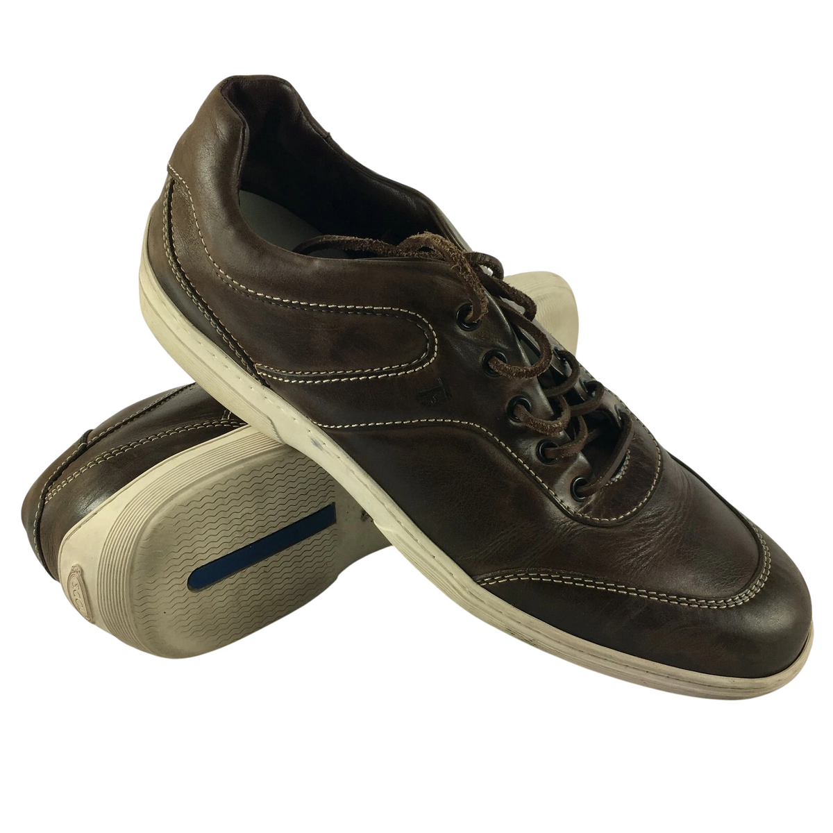 Genuine Tod's Stylish Sneakers Style Brown Shoes for Men Size 9 1⁄2