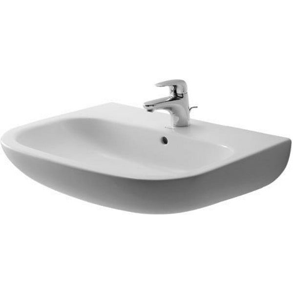Duravit 23106500002 D-code 25-5/8 x 19-5/8" Wall Mounted Bathroom Sink White