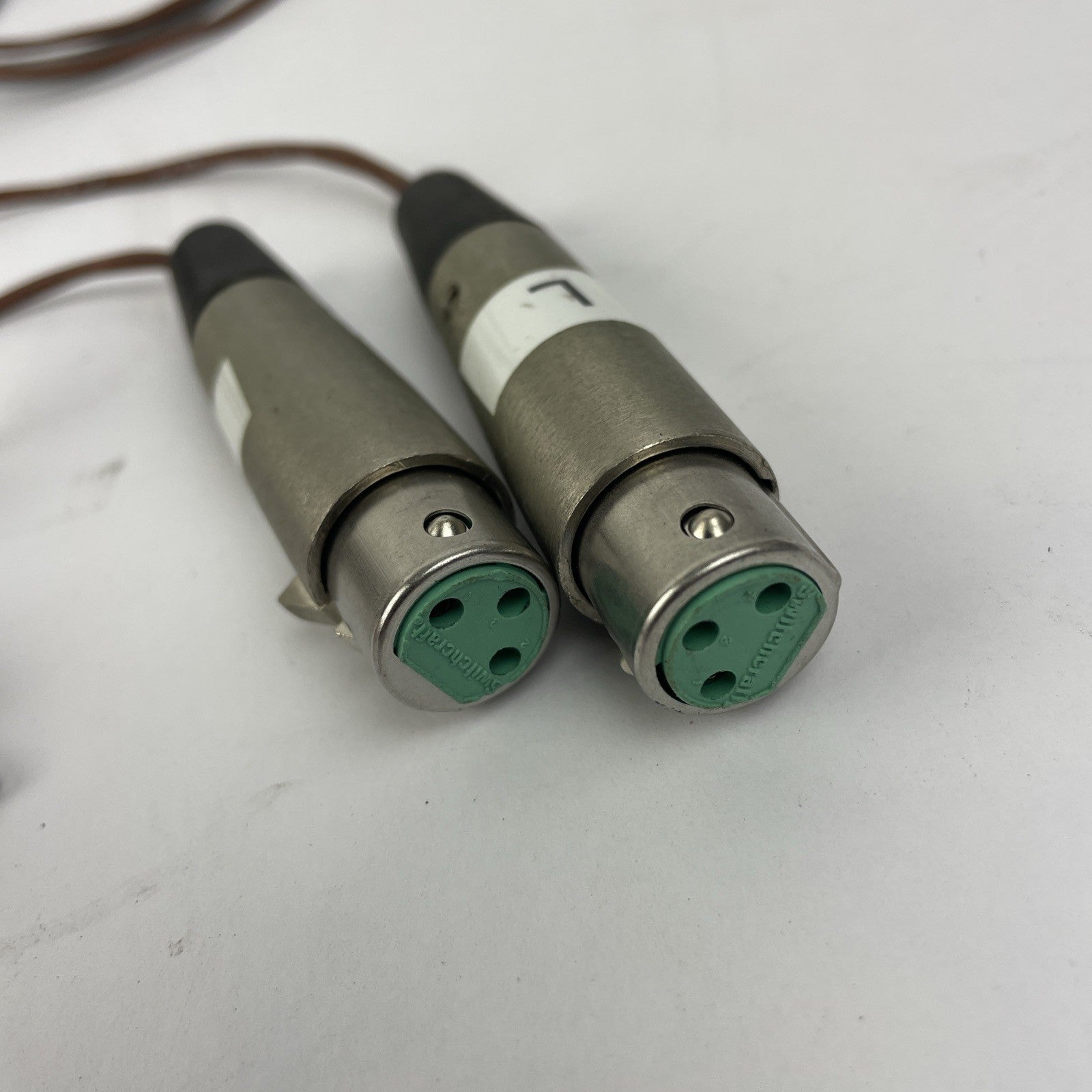 2 x Switchcraft XLR Female + 2 Dual Banana Plug Male to 2 x XLR Male + 2 Banana