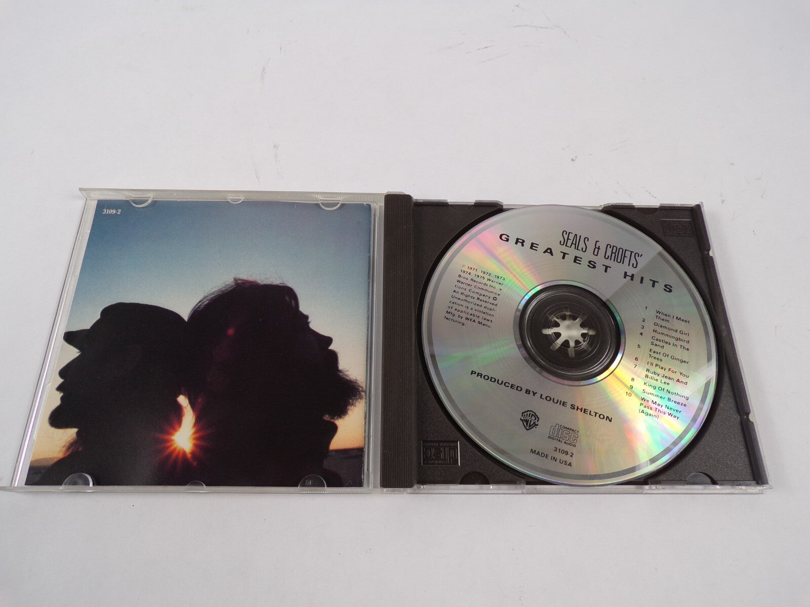 Seals & Crofts Greatest Hits When I Meet Them Diamond Girl Humming Bird CD#47