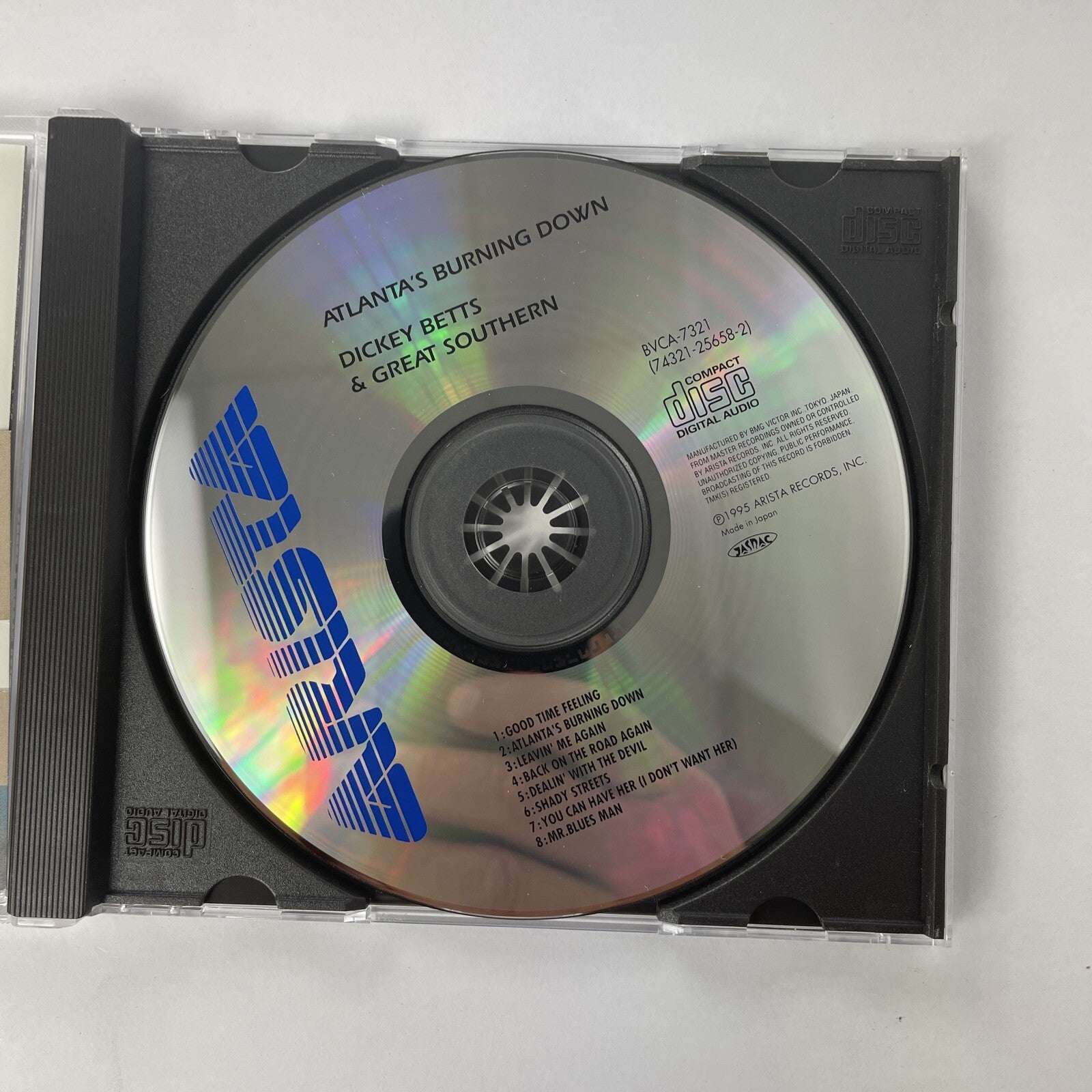  Dickey Betts & Great Southern - Atlanta's Burning Down CD  Japanese Import  #23
