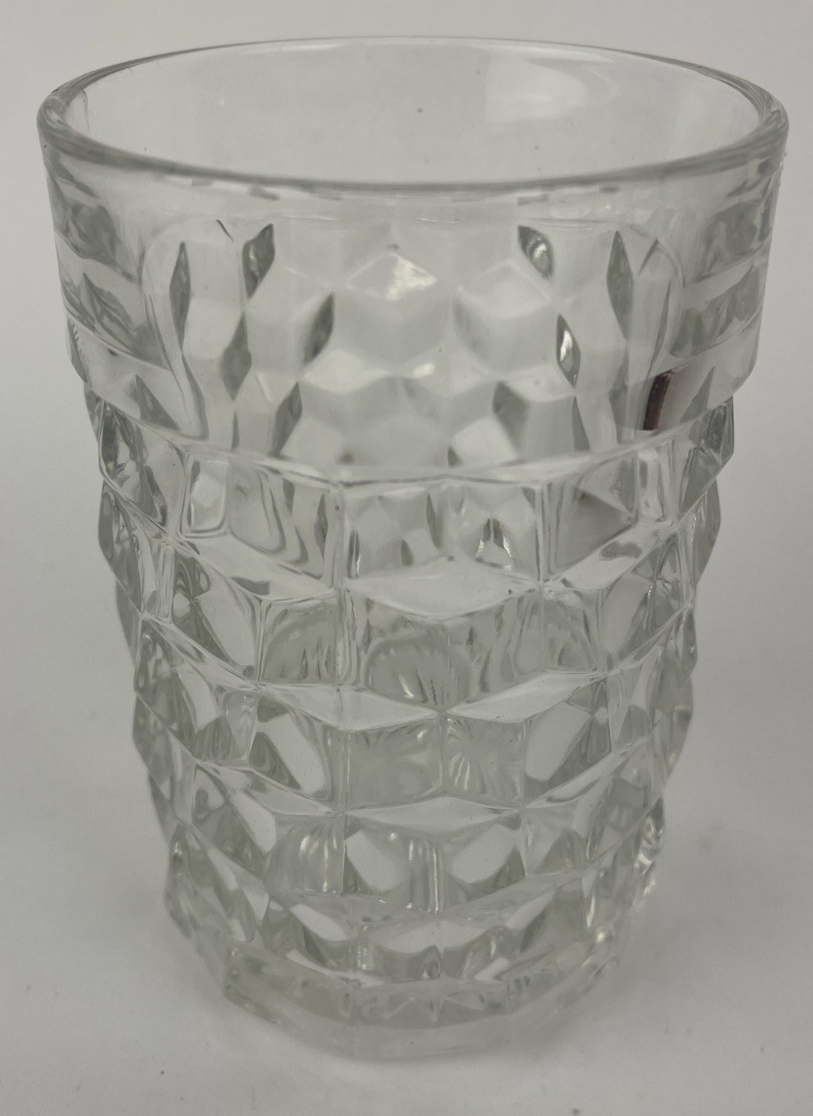 Fostoria American 4" Tall Straight Flat Bottom Tumbler ~ 6 oz. VGC