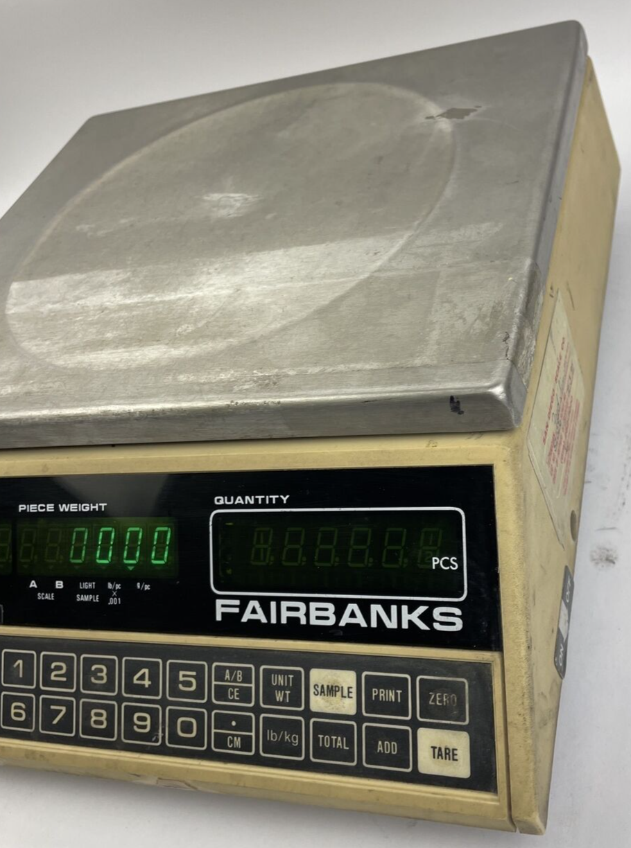 Fairbanks Electronic Counting Scale Model 45-7015 Nominal Capacity 100 x .05 lbs