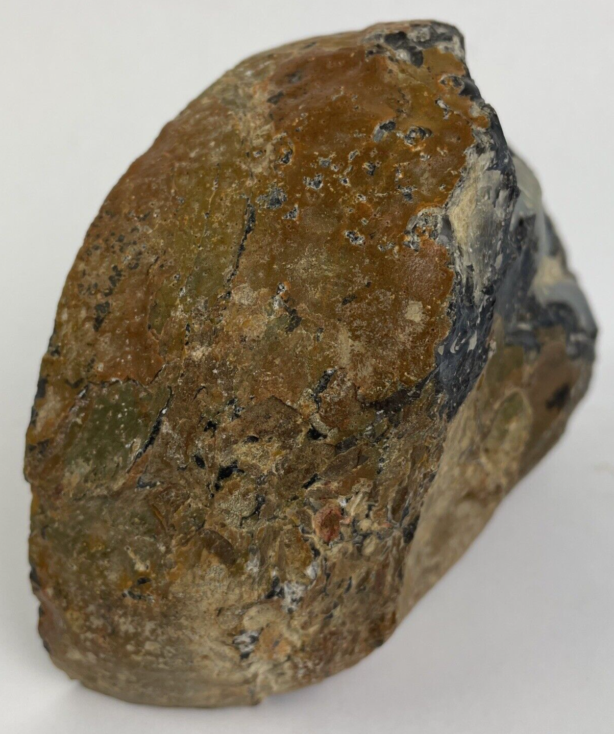 FABULOUS BRAZILIAN POLISHED BLUE LACE AGATE GEODE 5.5" x 4" x 2.5" 3lbs LOOK