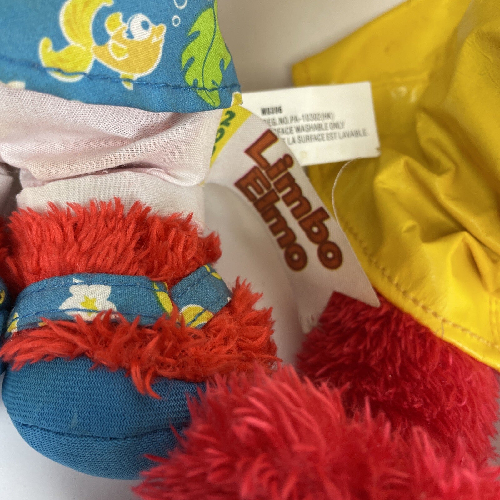Lot of 3 1999 03 07 Sesame Street Elmo Plush 15"  Stuffed Animal Toy LOOK Fish
