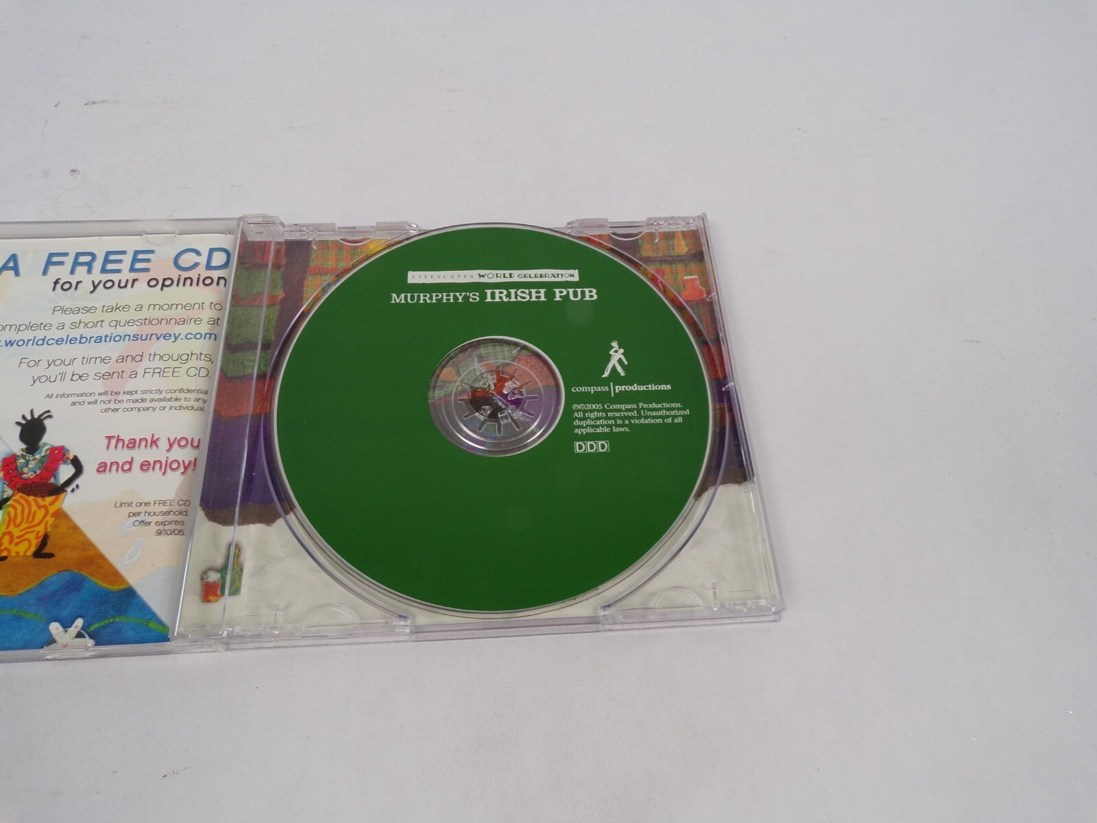 Murphy's Irish Pub Jackson's/The Queen Of May/Sherlock's Paidin O'Rafferty CD#69