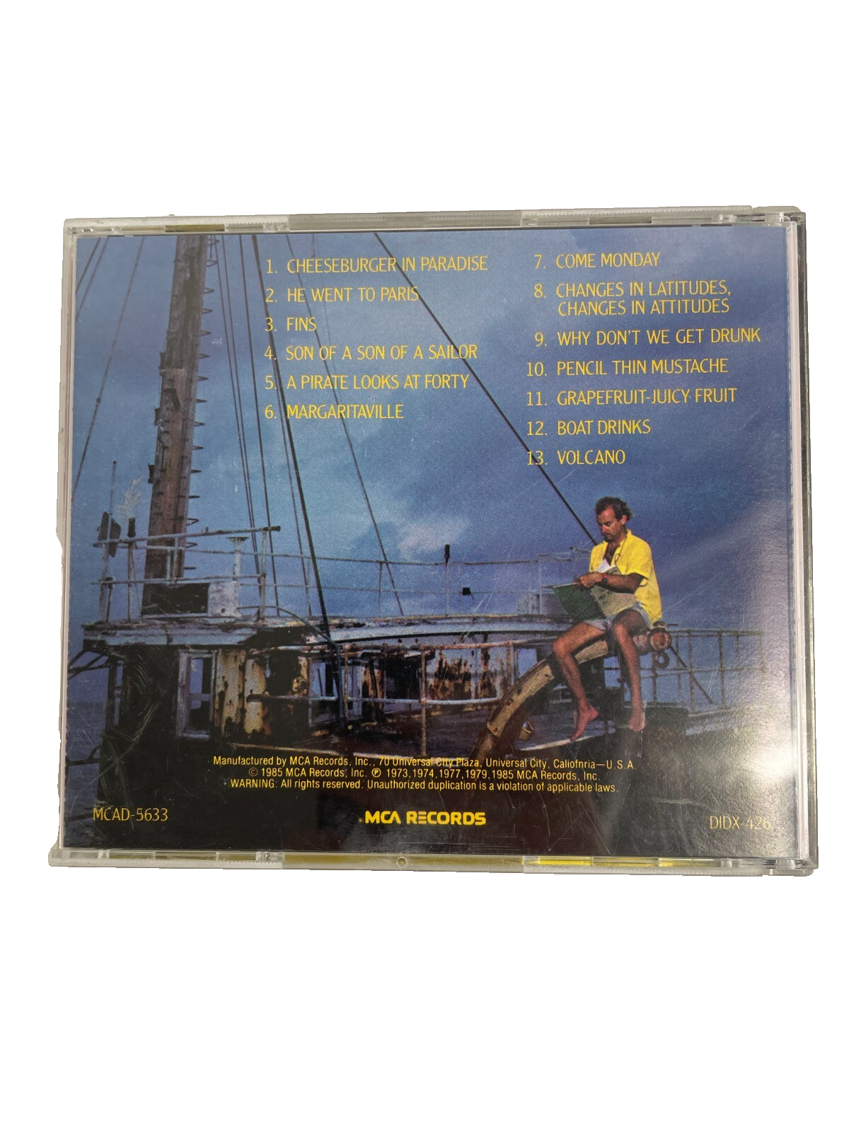 Jimmy Buffett – Songs You Know By Heart Greatest Hits CD#29