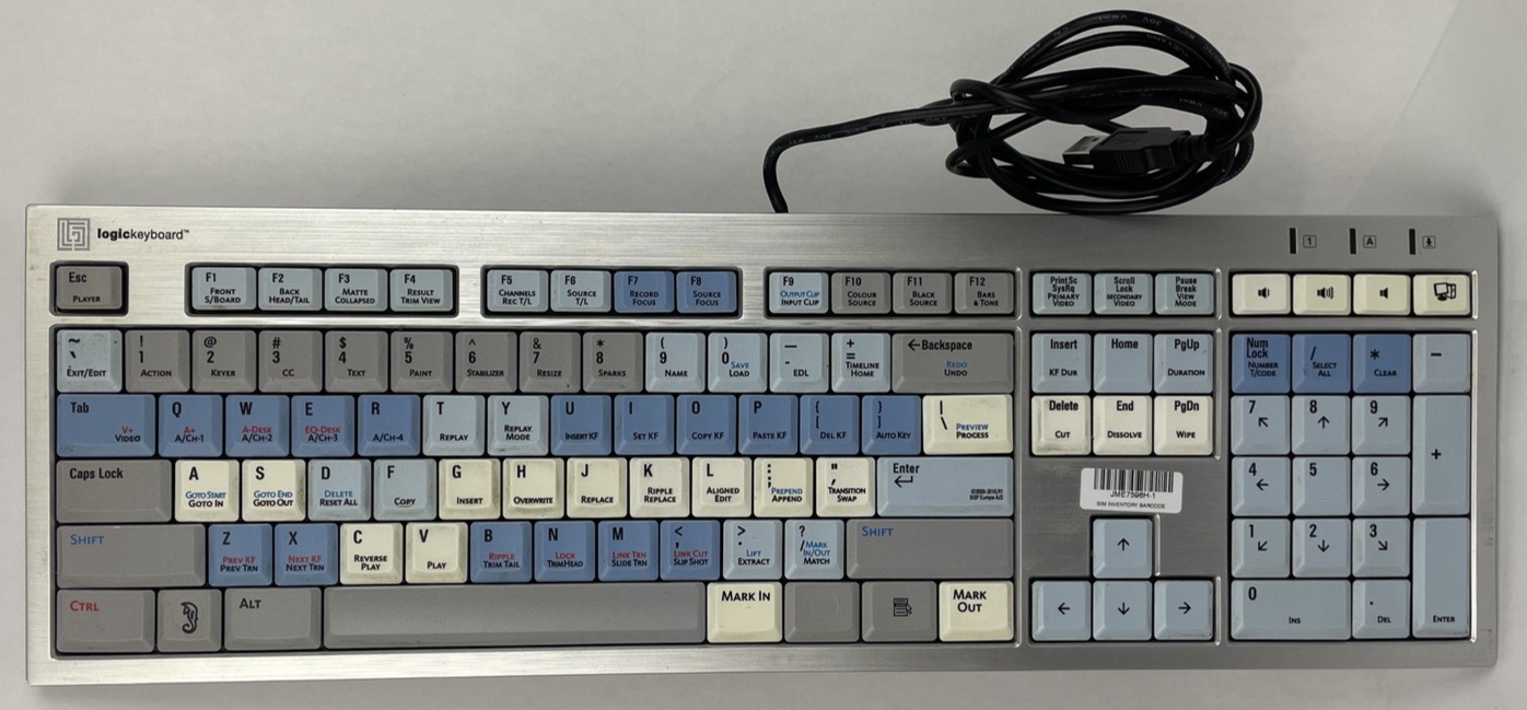 LogicKeyboard LXH-JME7596H Avid Media Composer Keyboard