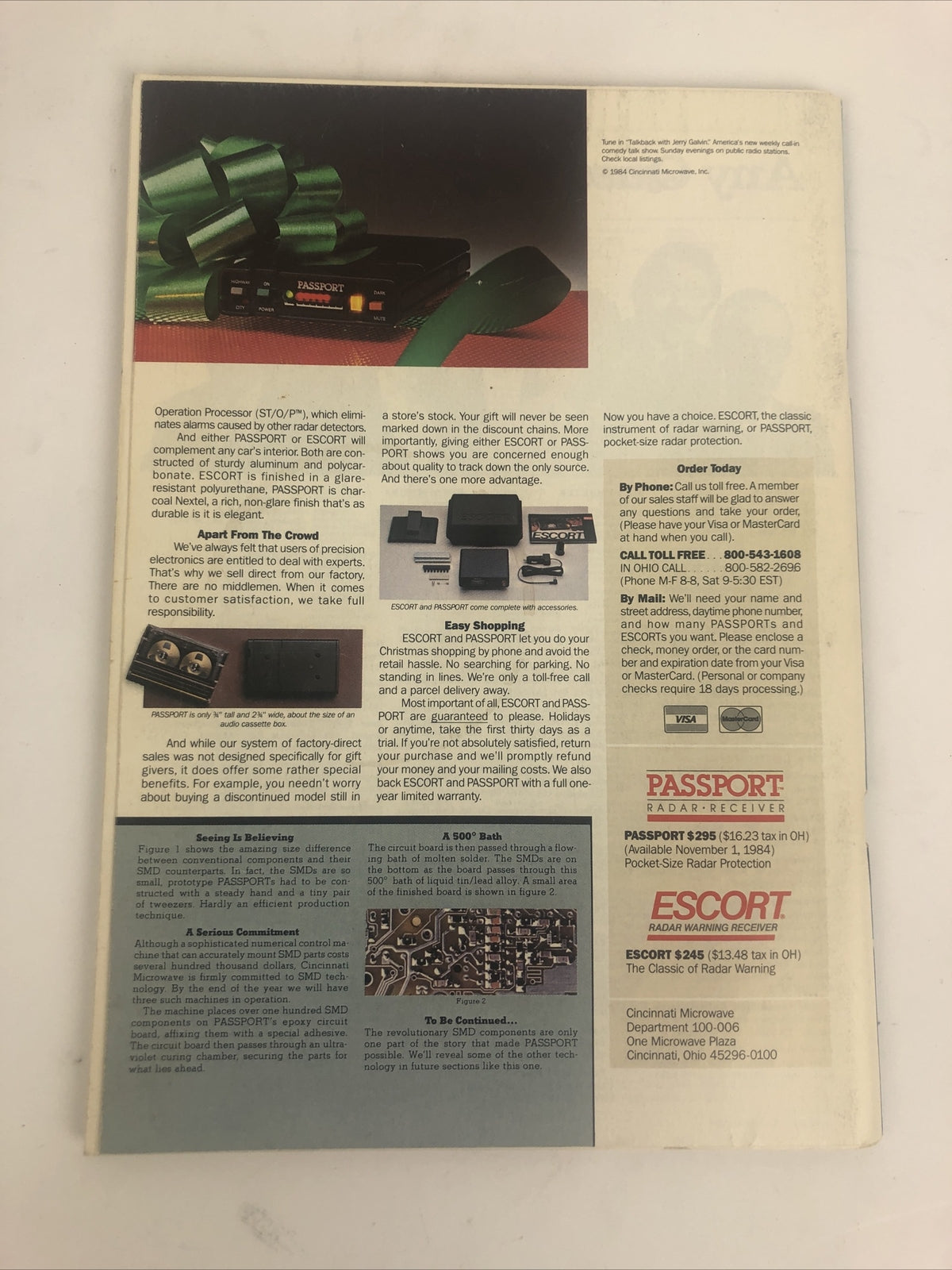 Porsche Panorama Magazine - November 1984 - 914 Roll Cage 30 Anniversary VGC