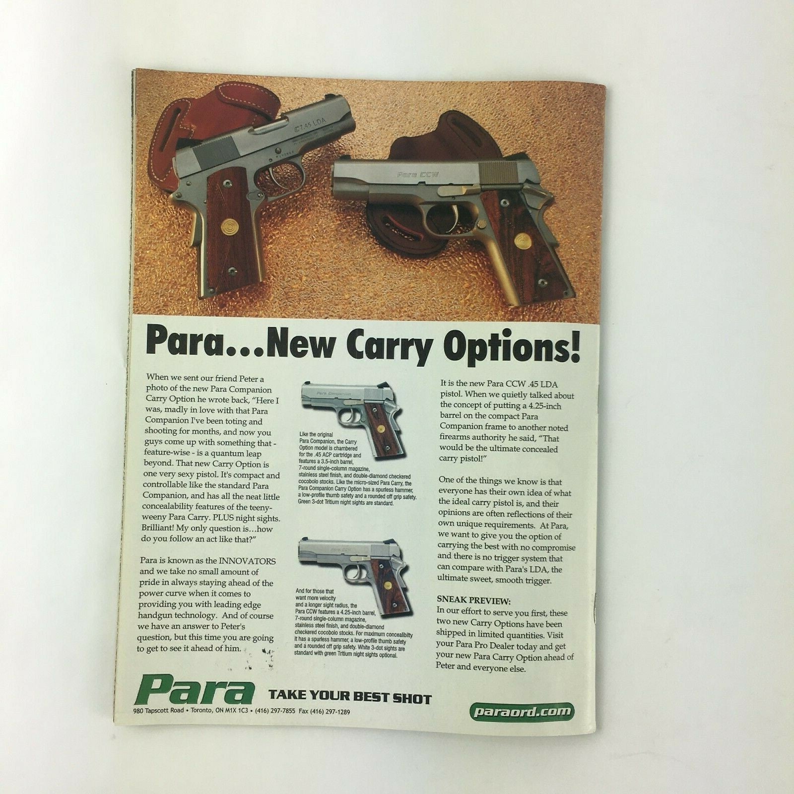 February 2003 Guns&Ammo Magazine Built For Speed S&W's .38 Super 627 Jeff Cooper