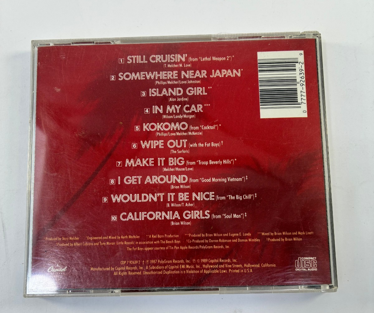 The Beach Boys Still Cruisin' Capitol CD 1989