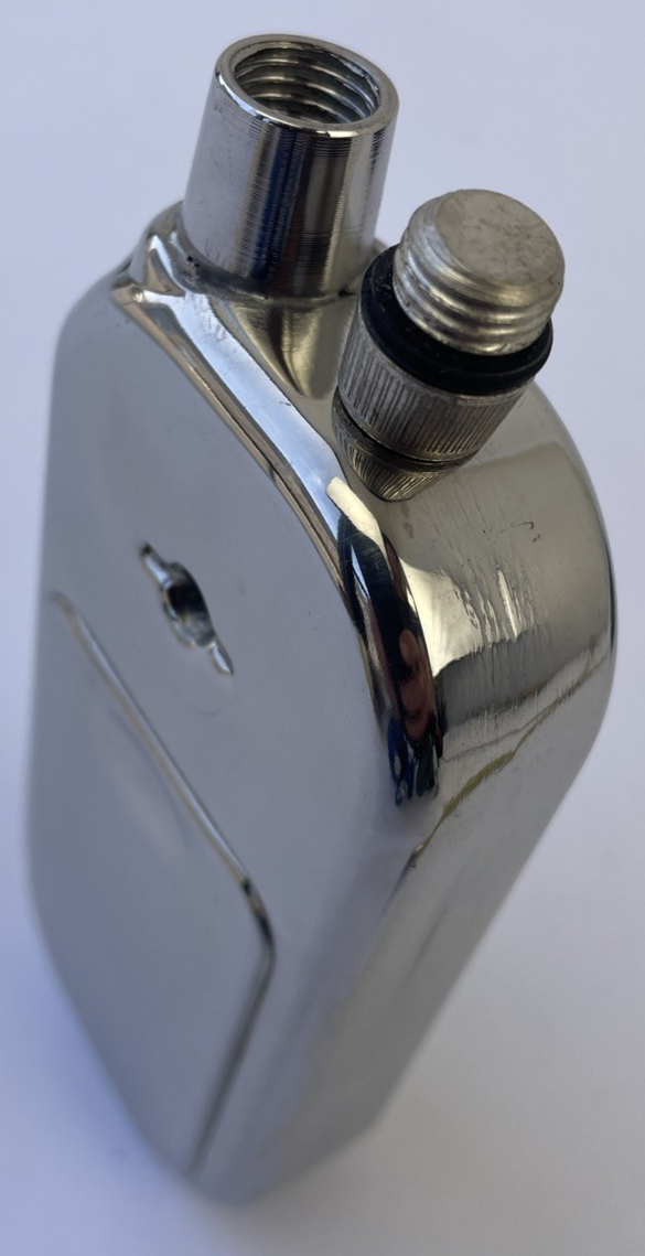 Vintage Cell Phone Hip Alcohol Whiskey Fuel Hidden Flask 4 oz Stainless Steel