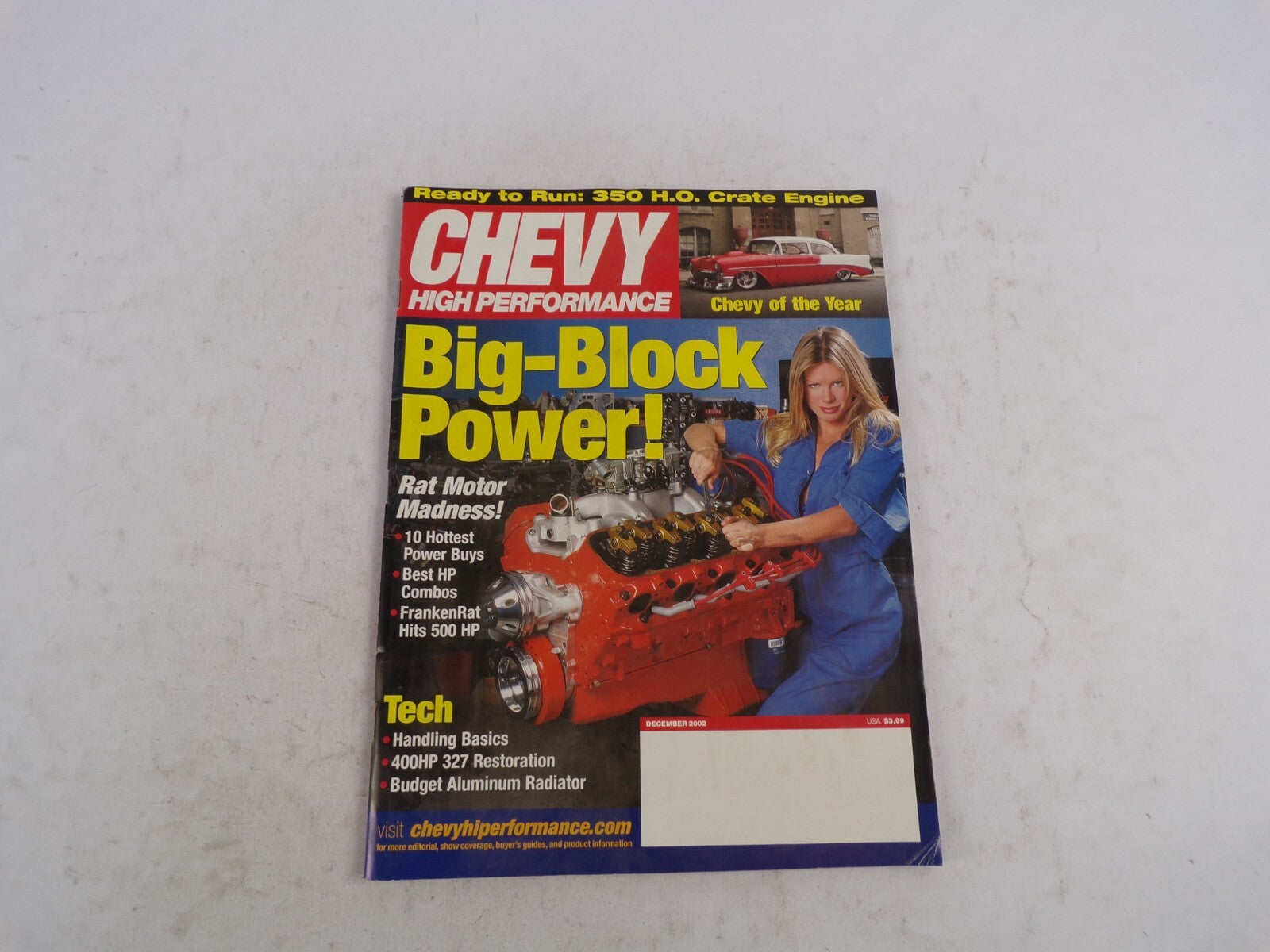 December 2002 Chevy High Performance Big-Block Power! Ready To Run: 350 H.O. Cra