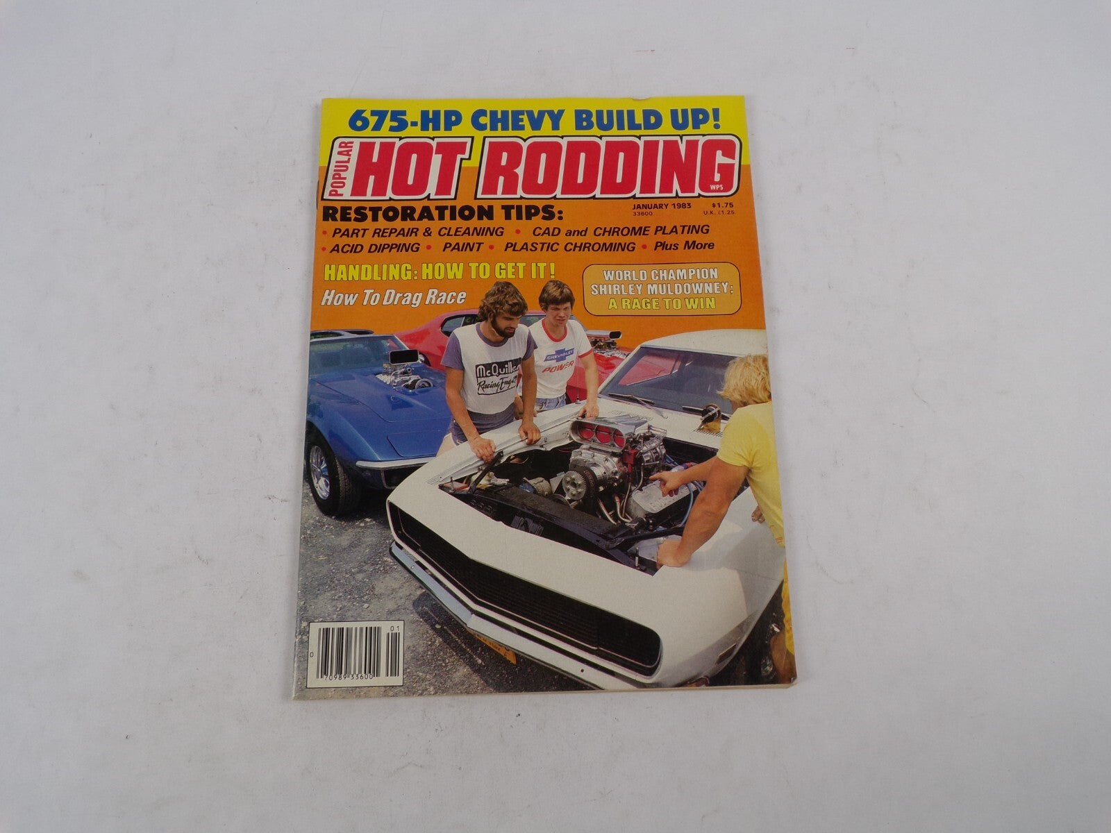 January 1983 Hot Rod Magazine 675-HP Chevy Build Up! Restoration Tips: Part Repa