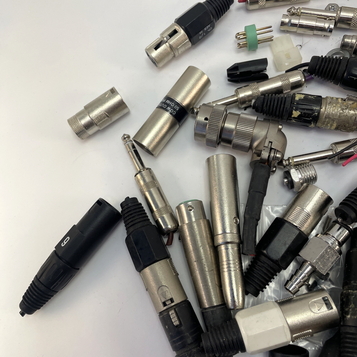 Lot 1/4" 3.5m Mono Stereo XLR Terminals Speaker Jack Connector Audio Adapter RCA