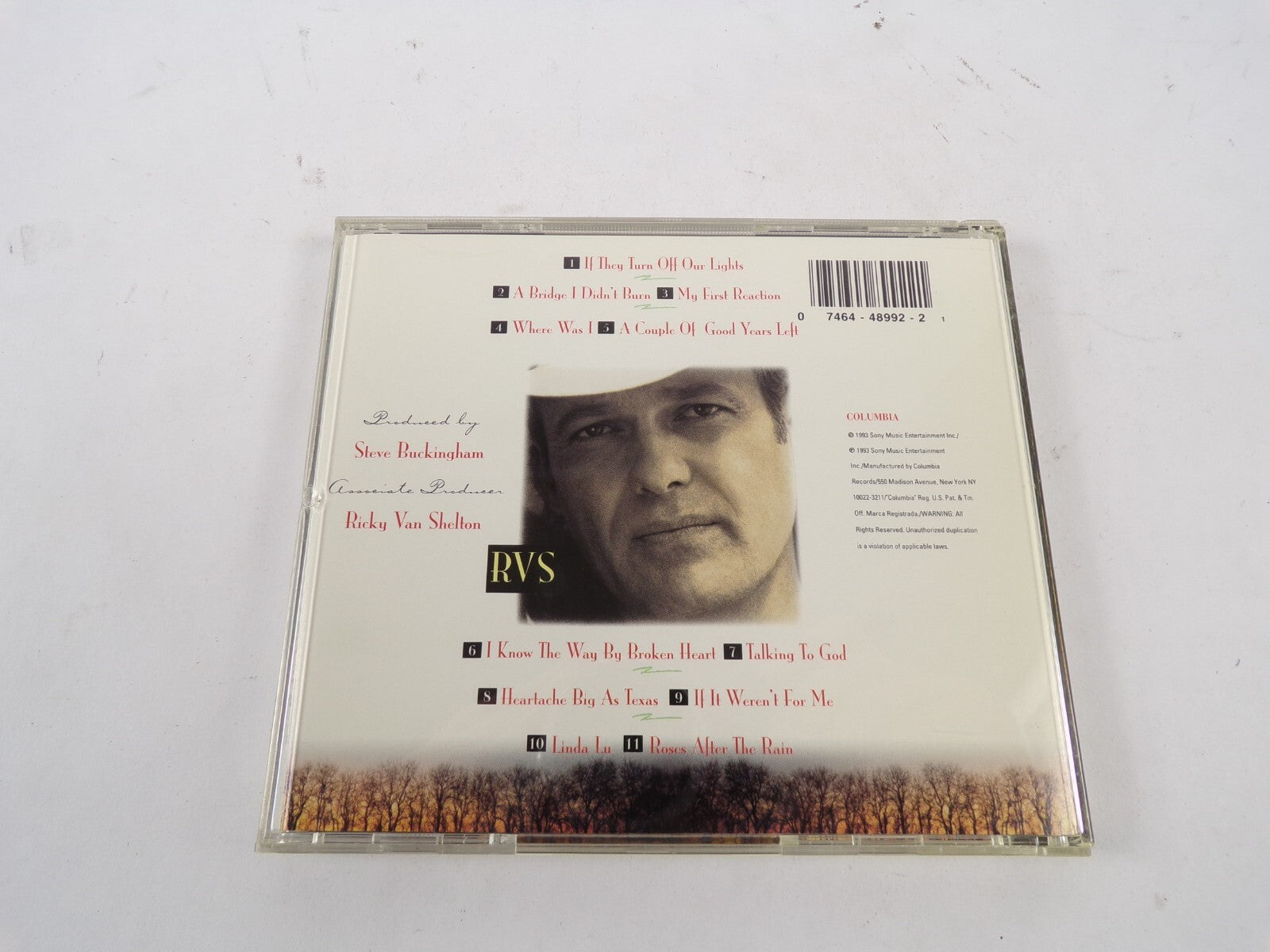 Ricky Van Shelton A Bridge I Didn't Burn If They Turn Off Our Lights CD#16