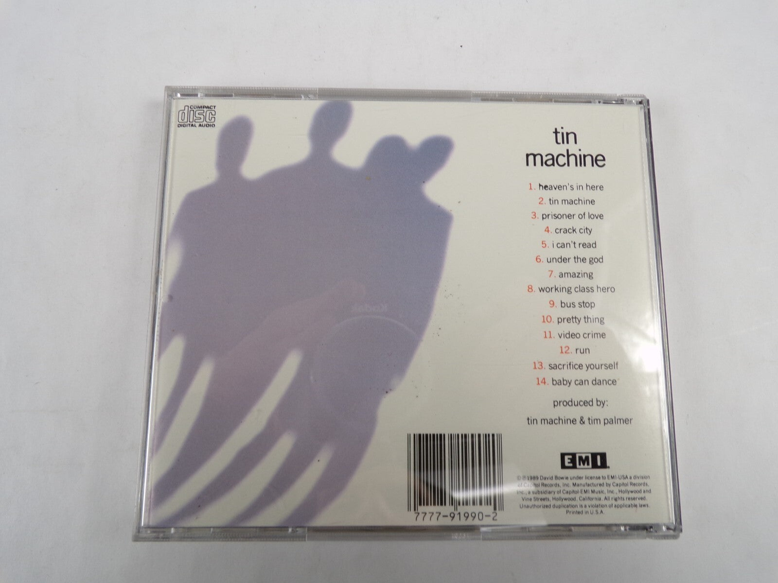 Tin Machine Heavens Here Prisoner Of Love Crack City I Cant Read Under CD#55