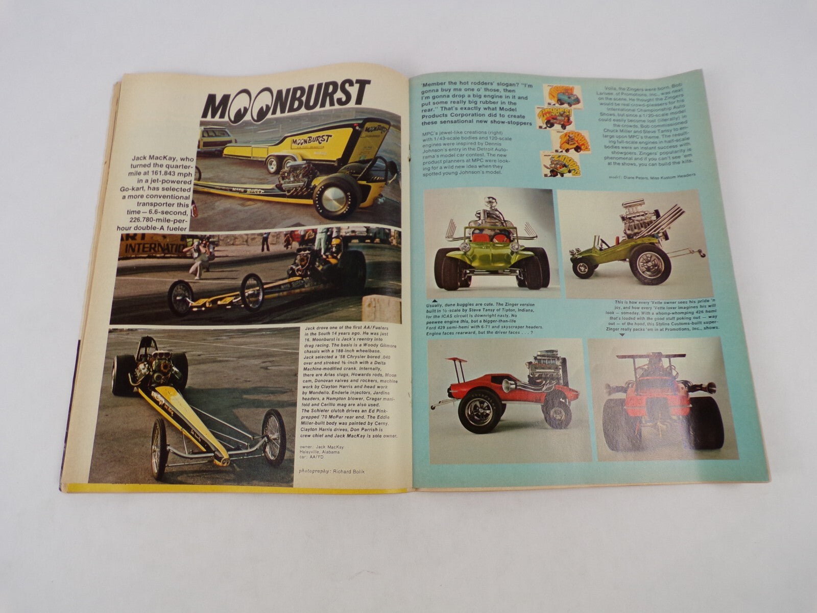 July 1971 Hot Rod Magazine Hot Headers&Mufflers! Now! Combined With Rod&Custom