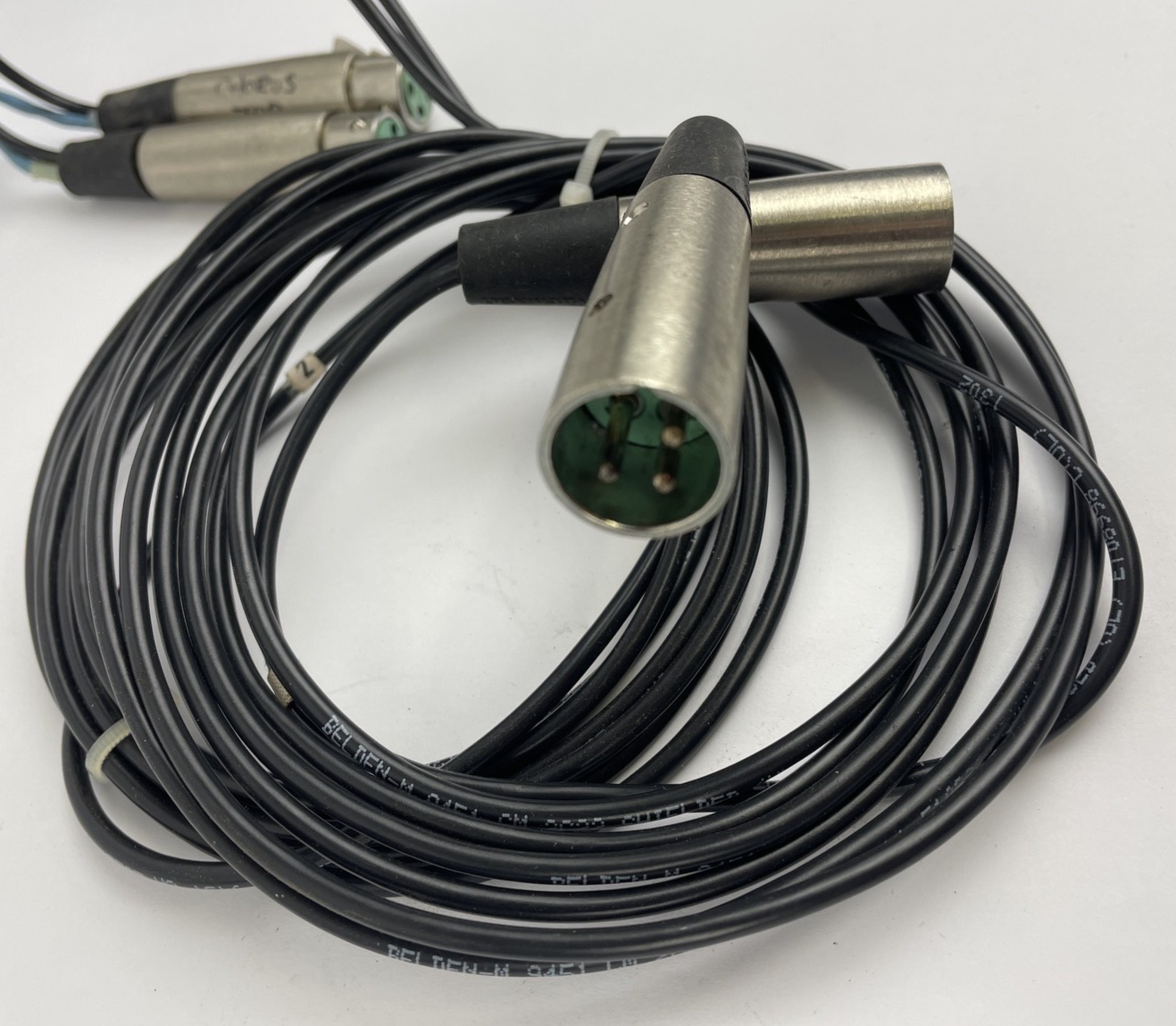 SWITCHCRAFT XLR Microphone Cable 2 x Male To 2 x Female 2 x Male 3-Pin Mic Lead