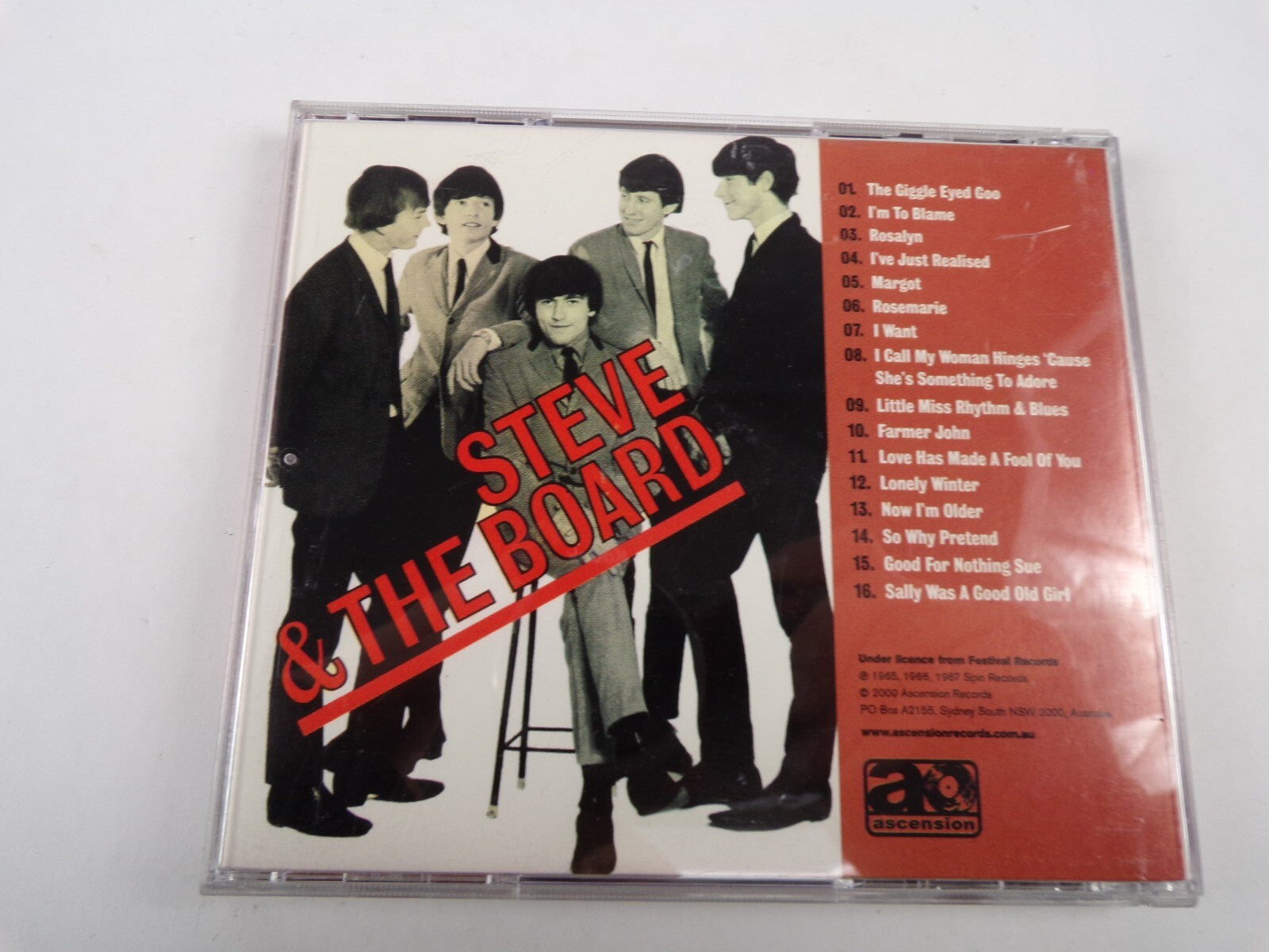 Steve & The Board And The Giggle Eyed Goo I'm To Blame I Want Farmer John CD#37