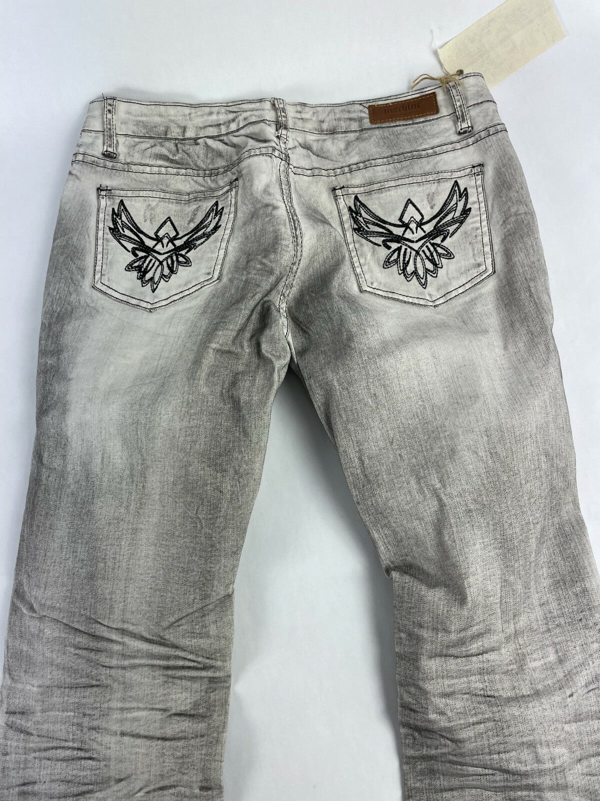 Machine Men's Denver Gray Tone Straight Denim Jeans Size W 32 L 31