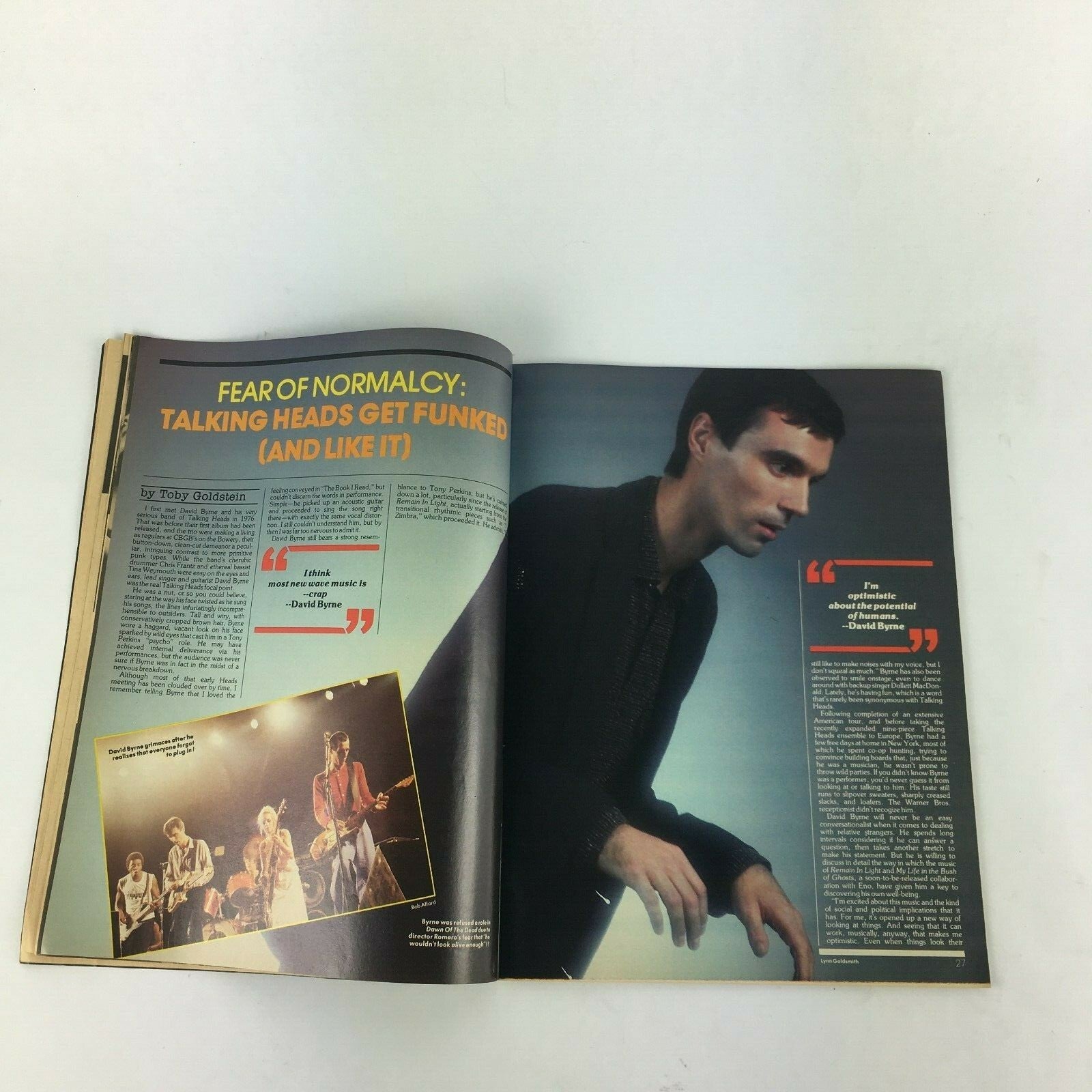 March 1981 Creem Music Magazine The Winners! David Burne Captain Beefheart