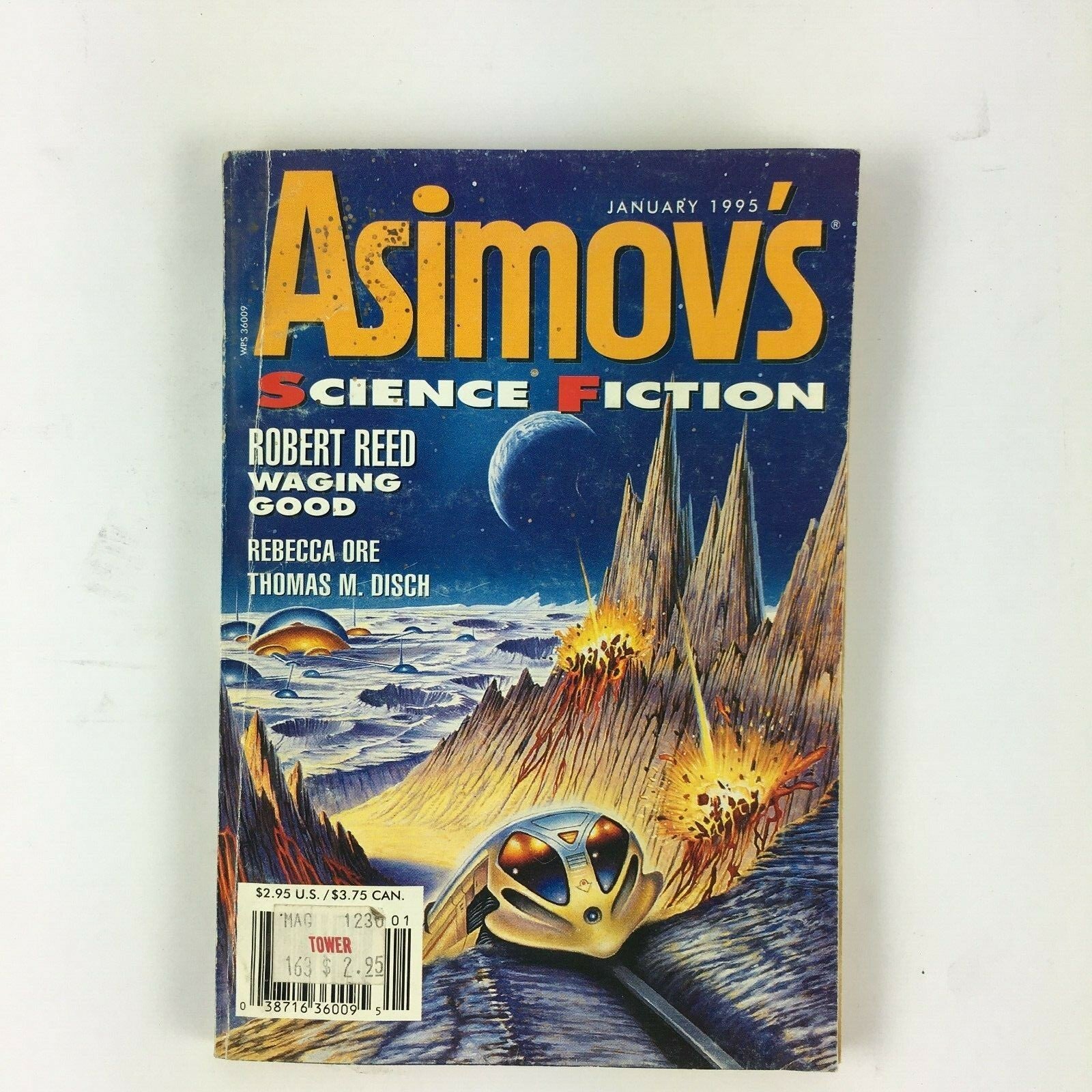January 1995 Isaac Asimov's Science Fiction Magazine Robert Reed Waging Good